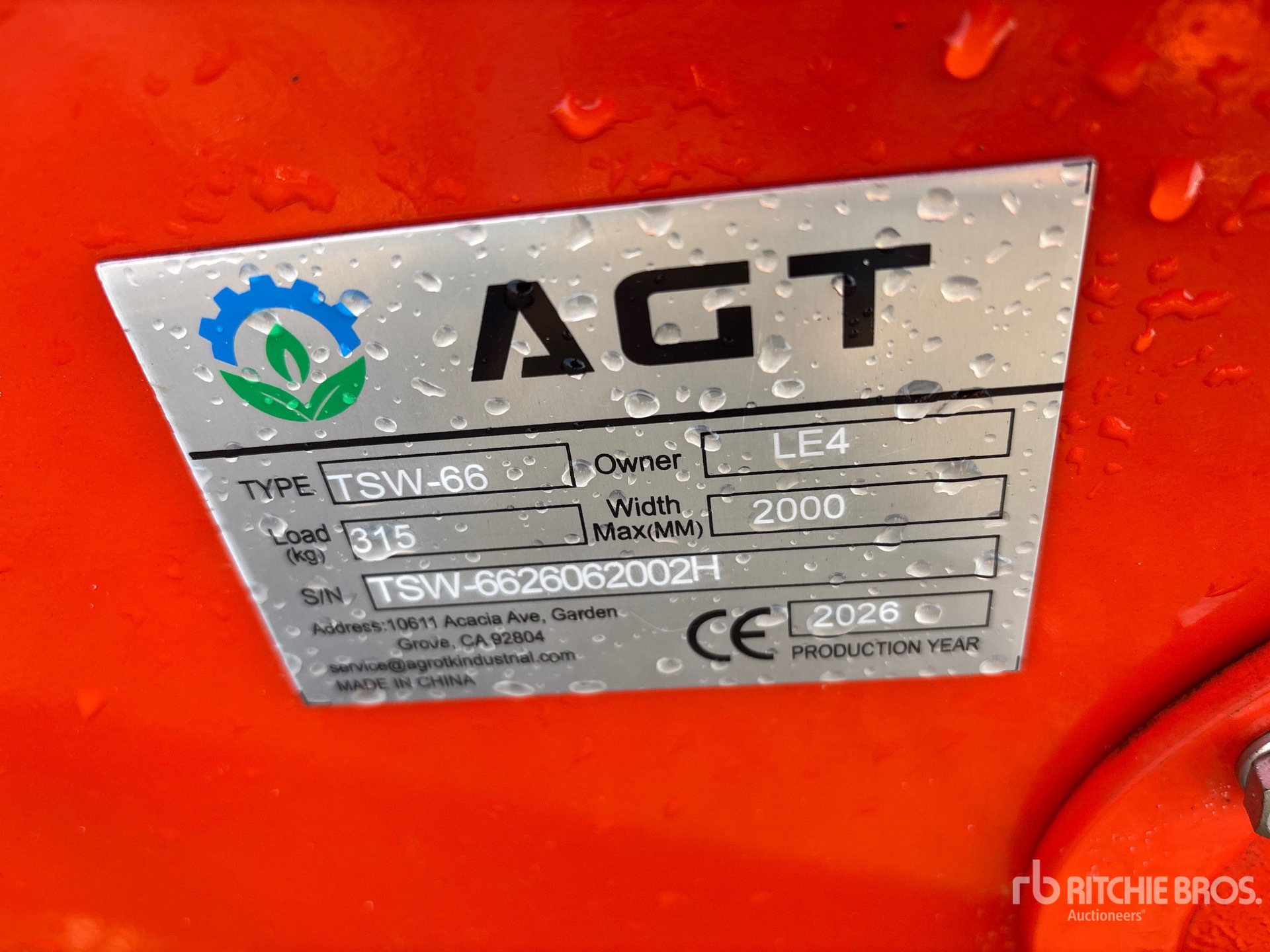 2026 AGT TSW-66