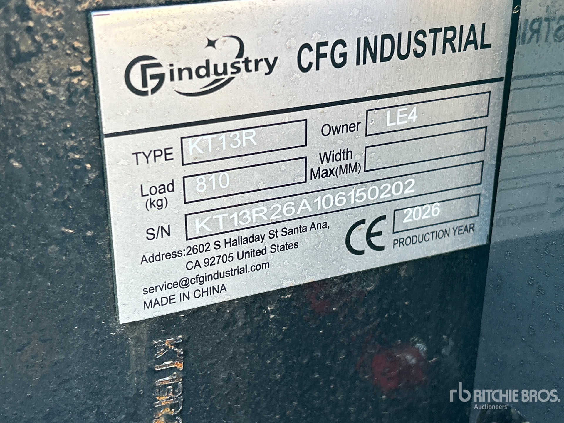 2026 CFG KT13R