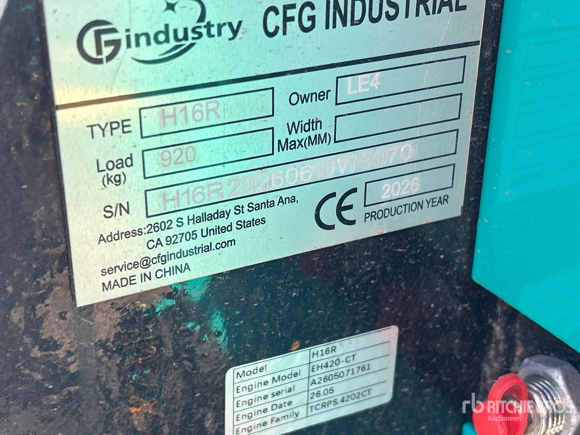 2026 CFG H16R