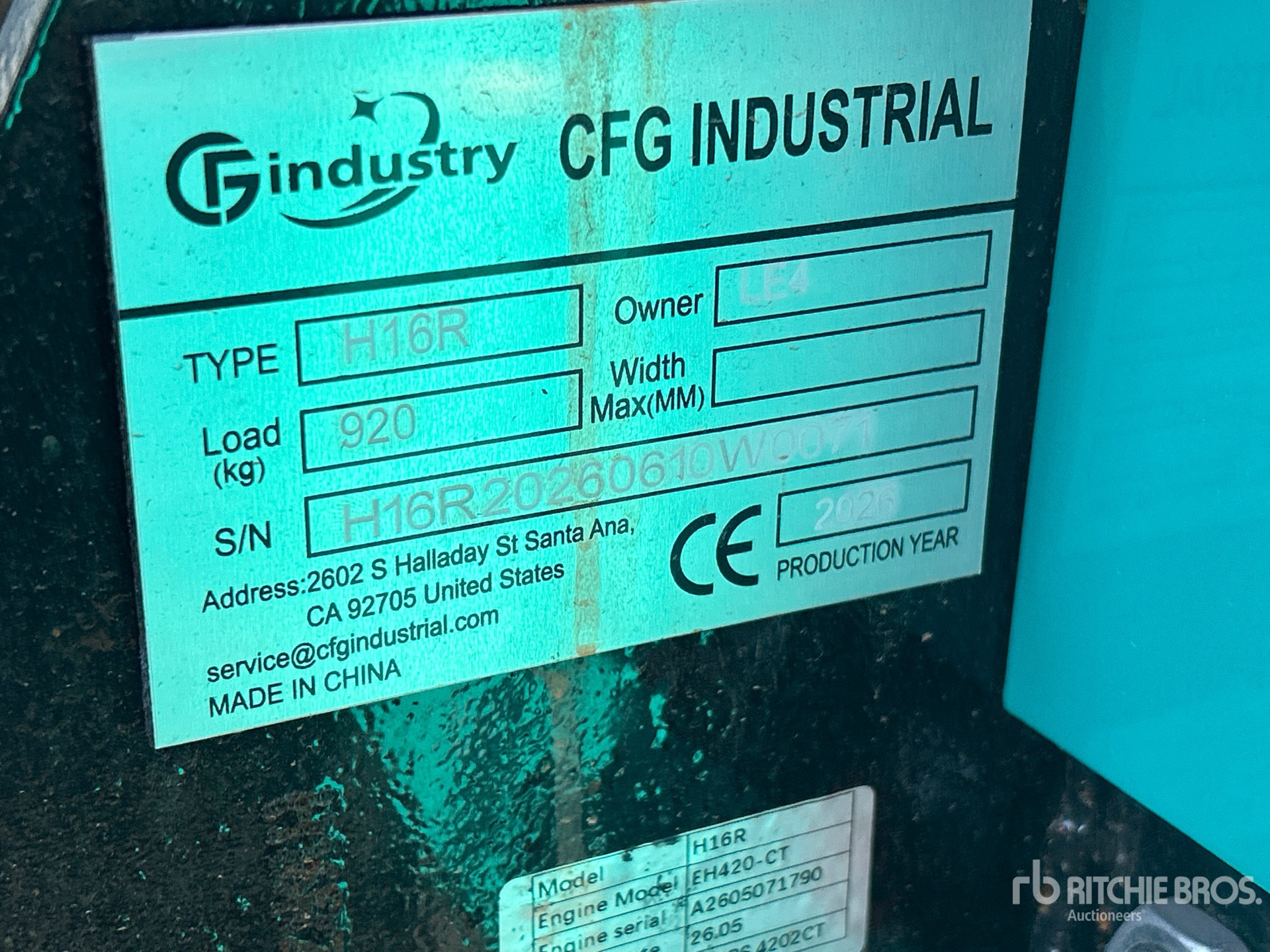 2026 CFG H16R