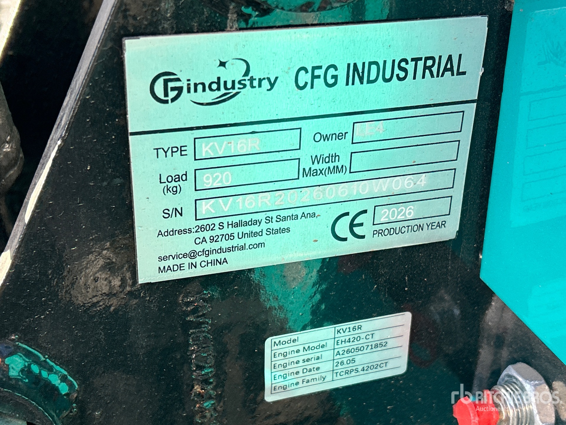 2026 CFG KV16R