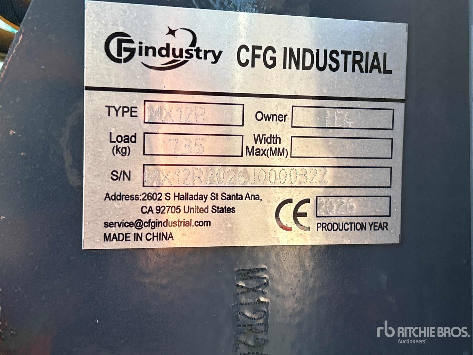 2026 CFG MX12R