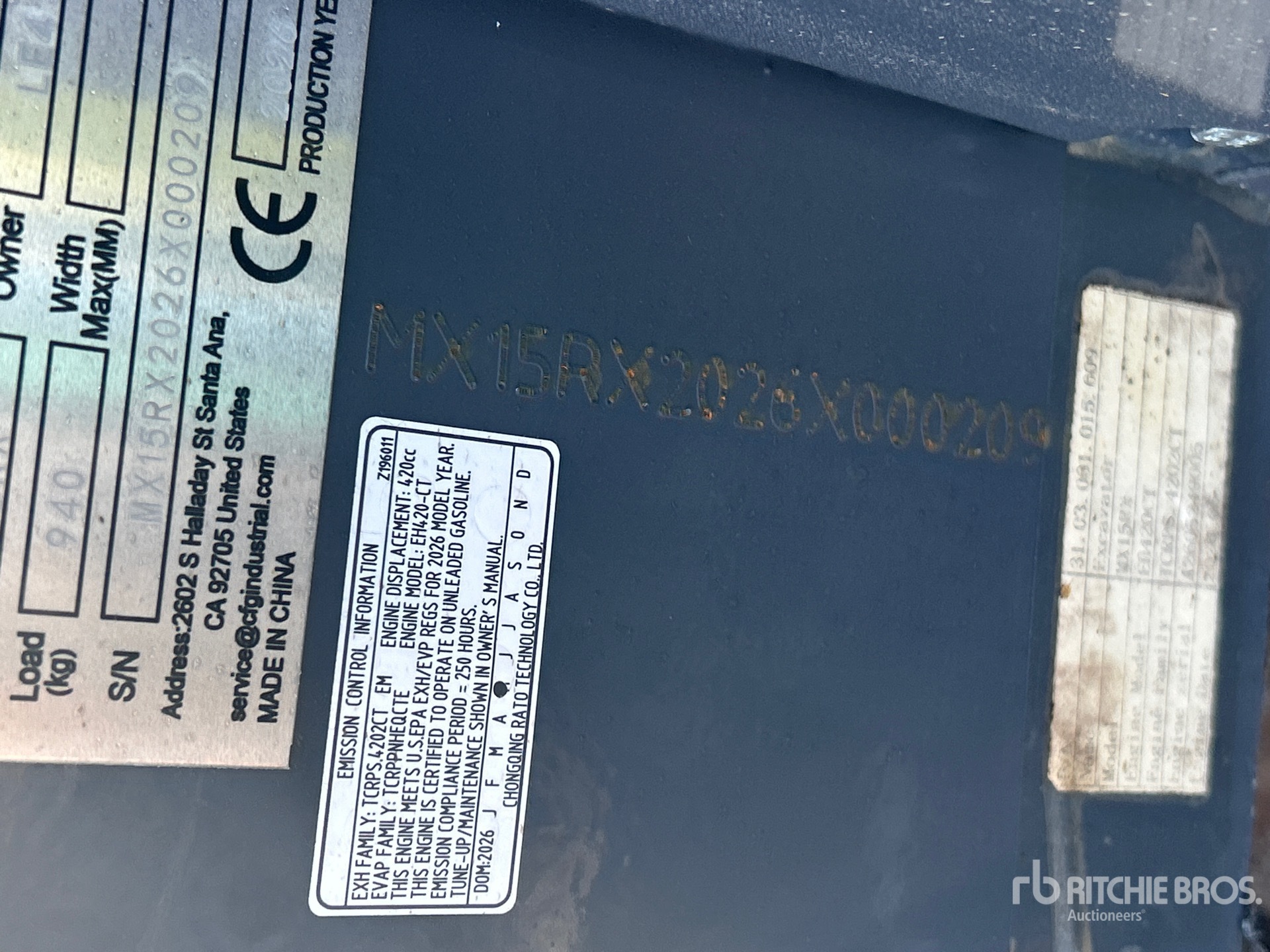 2026 CFG MX15RX