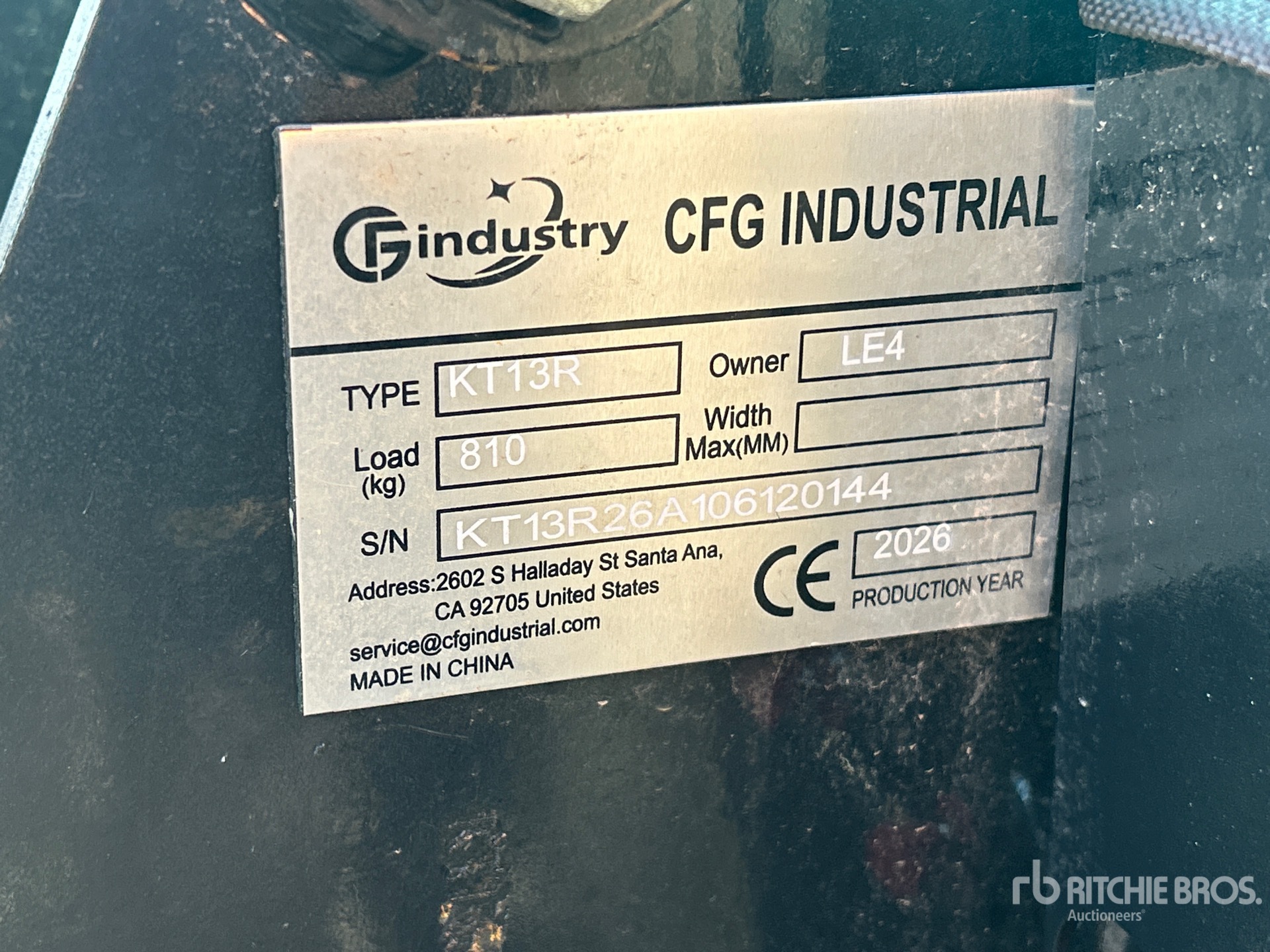 2026 CFG KT13R