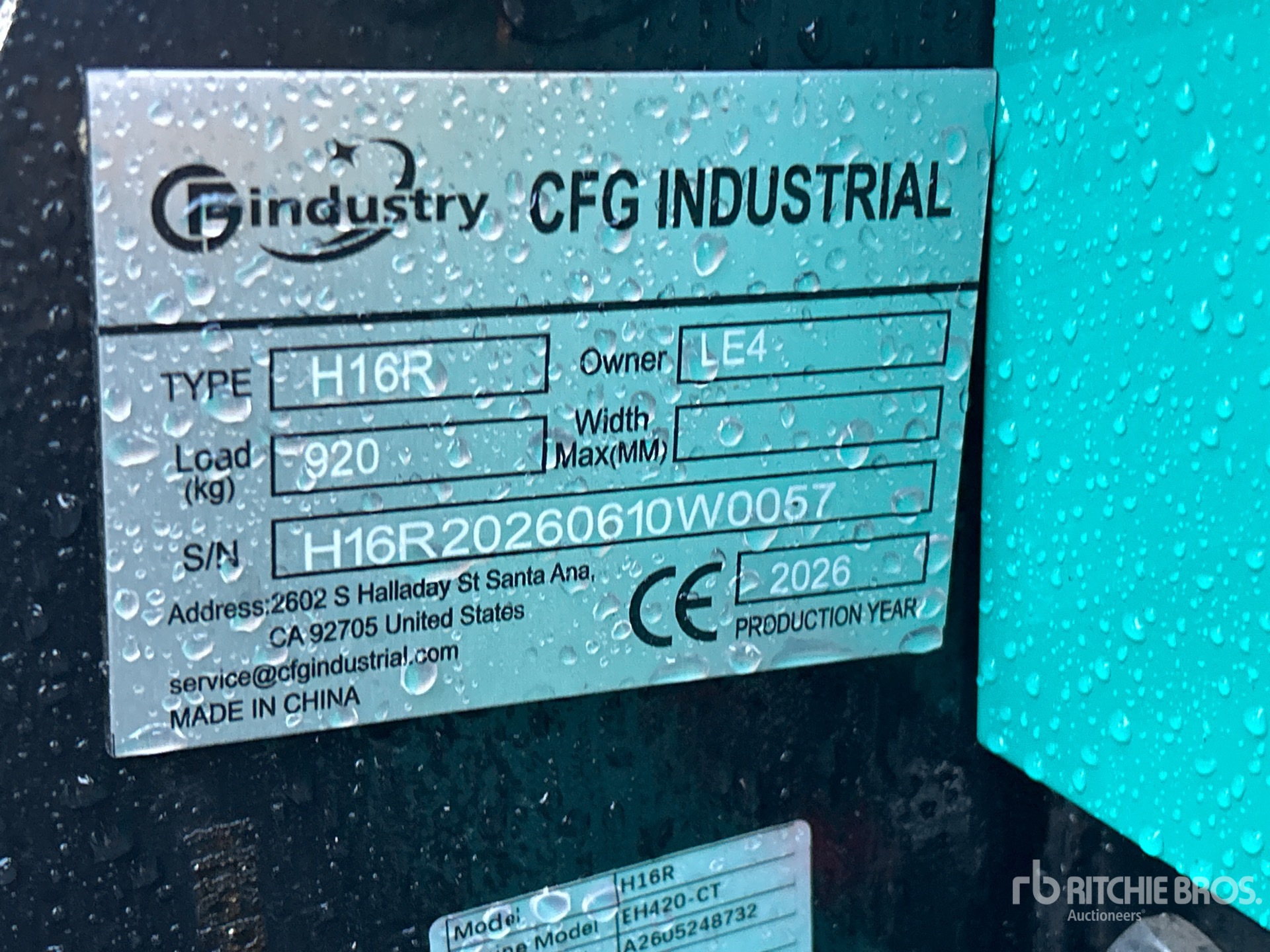 2026 CFG H16R