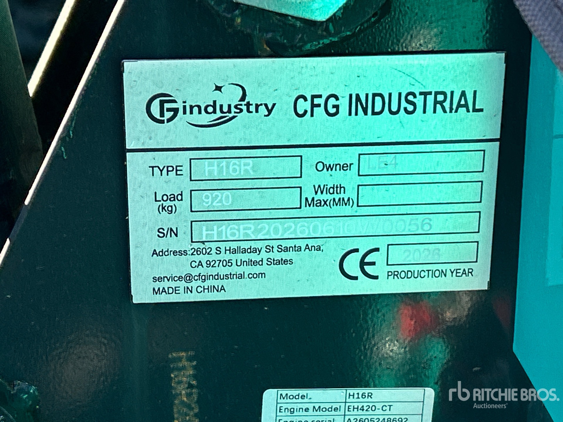 2026 CFG H16R