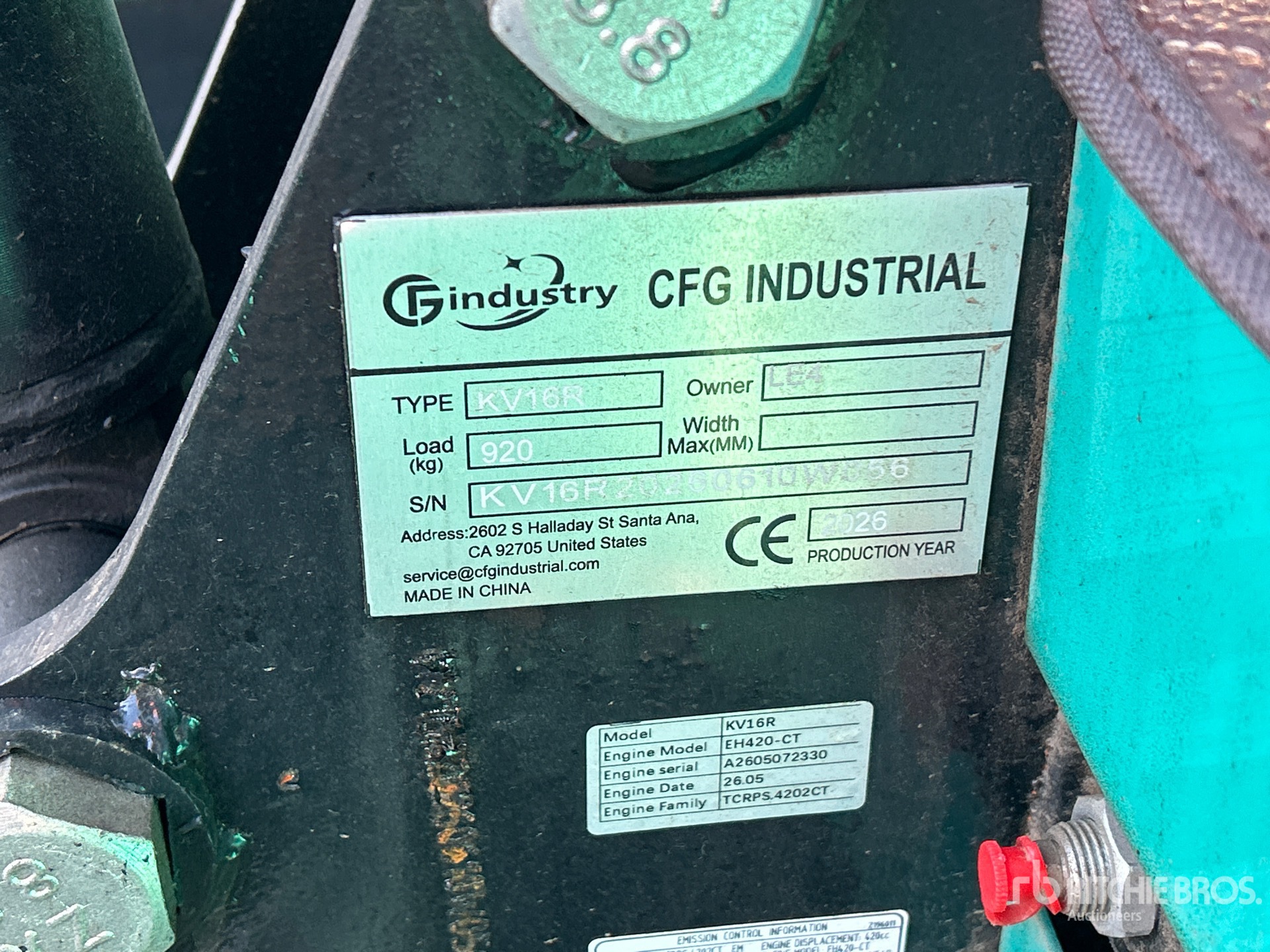 2026 CFG KV16R