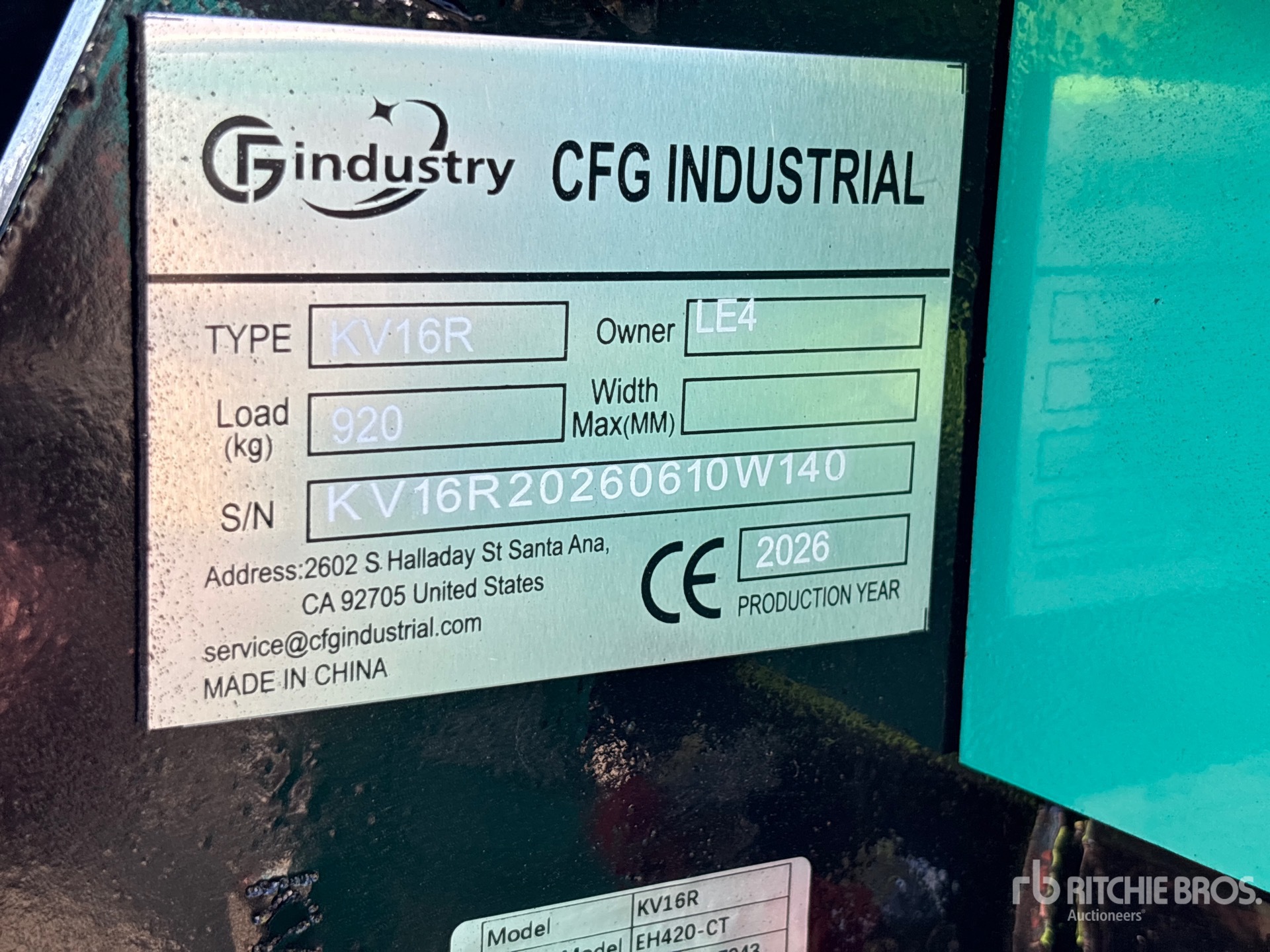2026 CFG KV16R