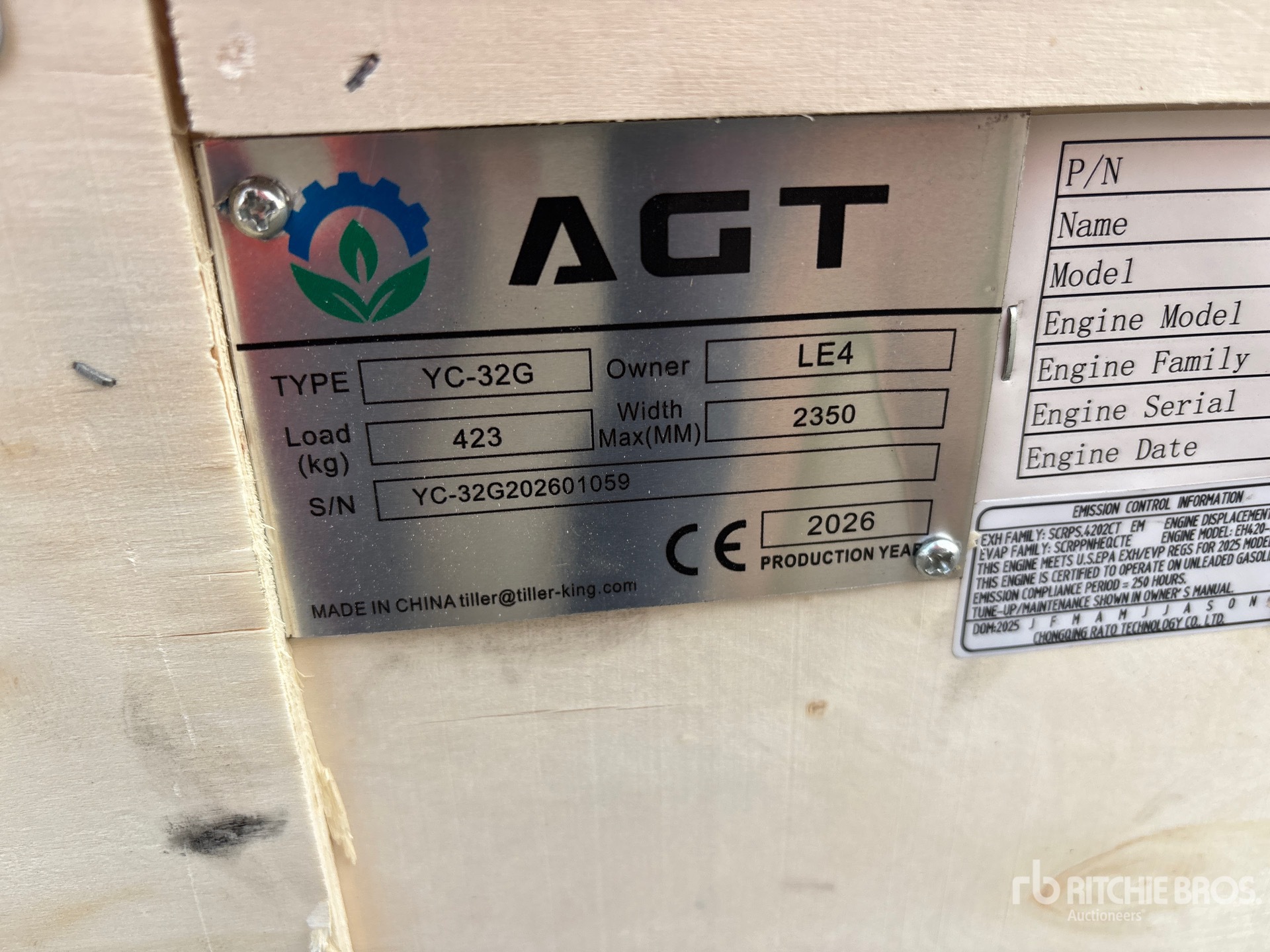 2026 AGT YC-32G
