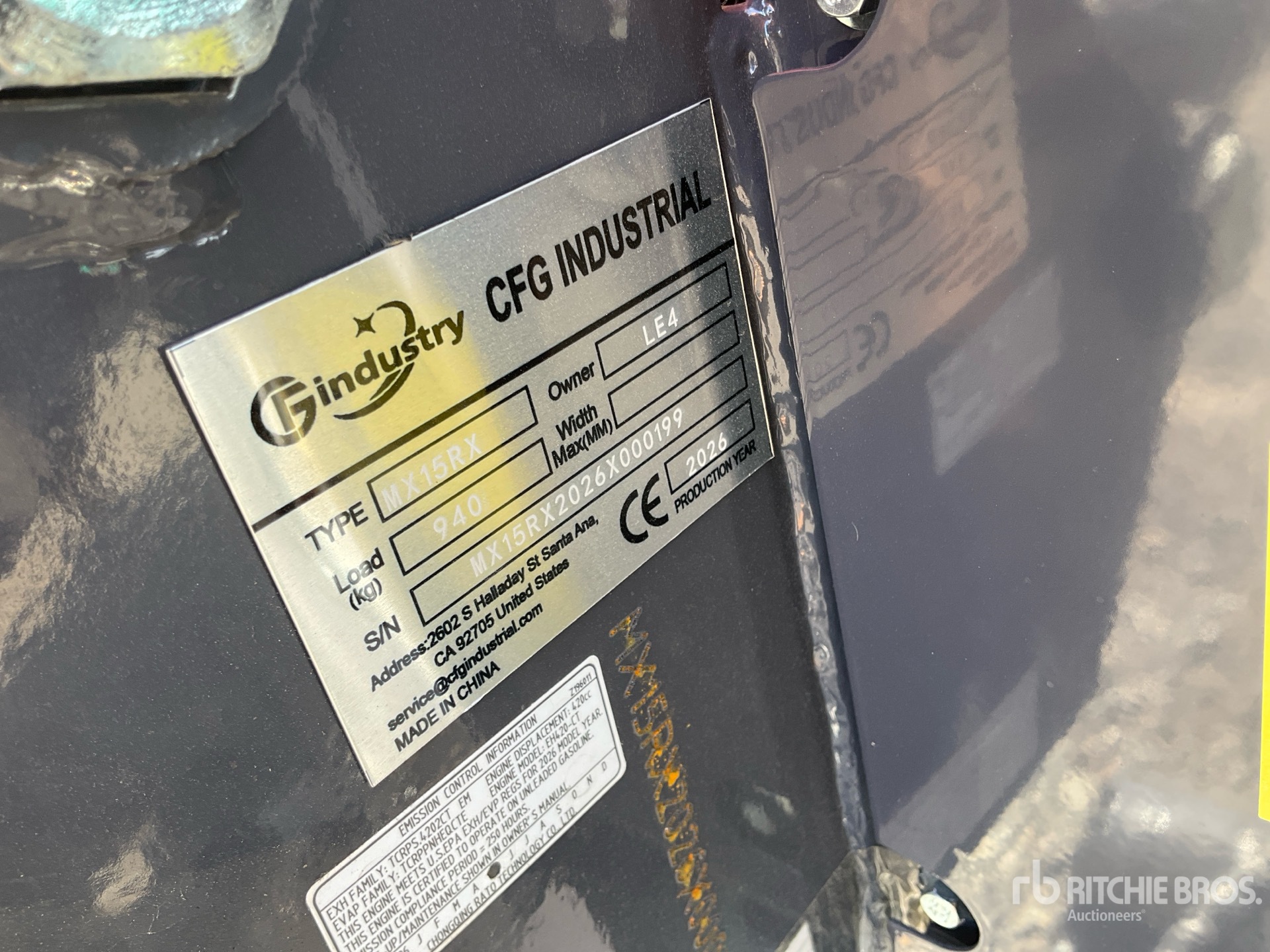 2026 CFG MX15RX