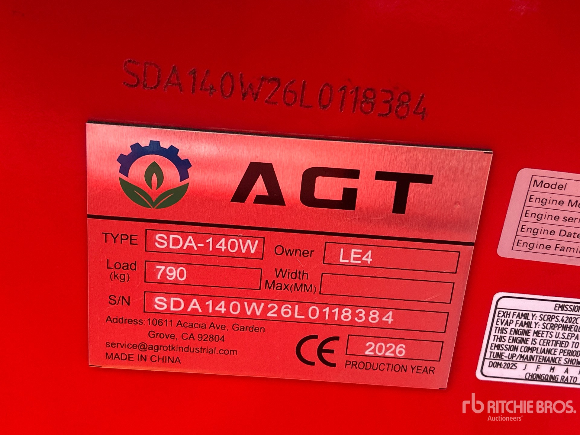 2026 AGT SDA-140W