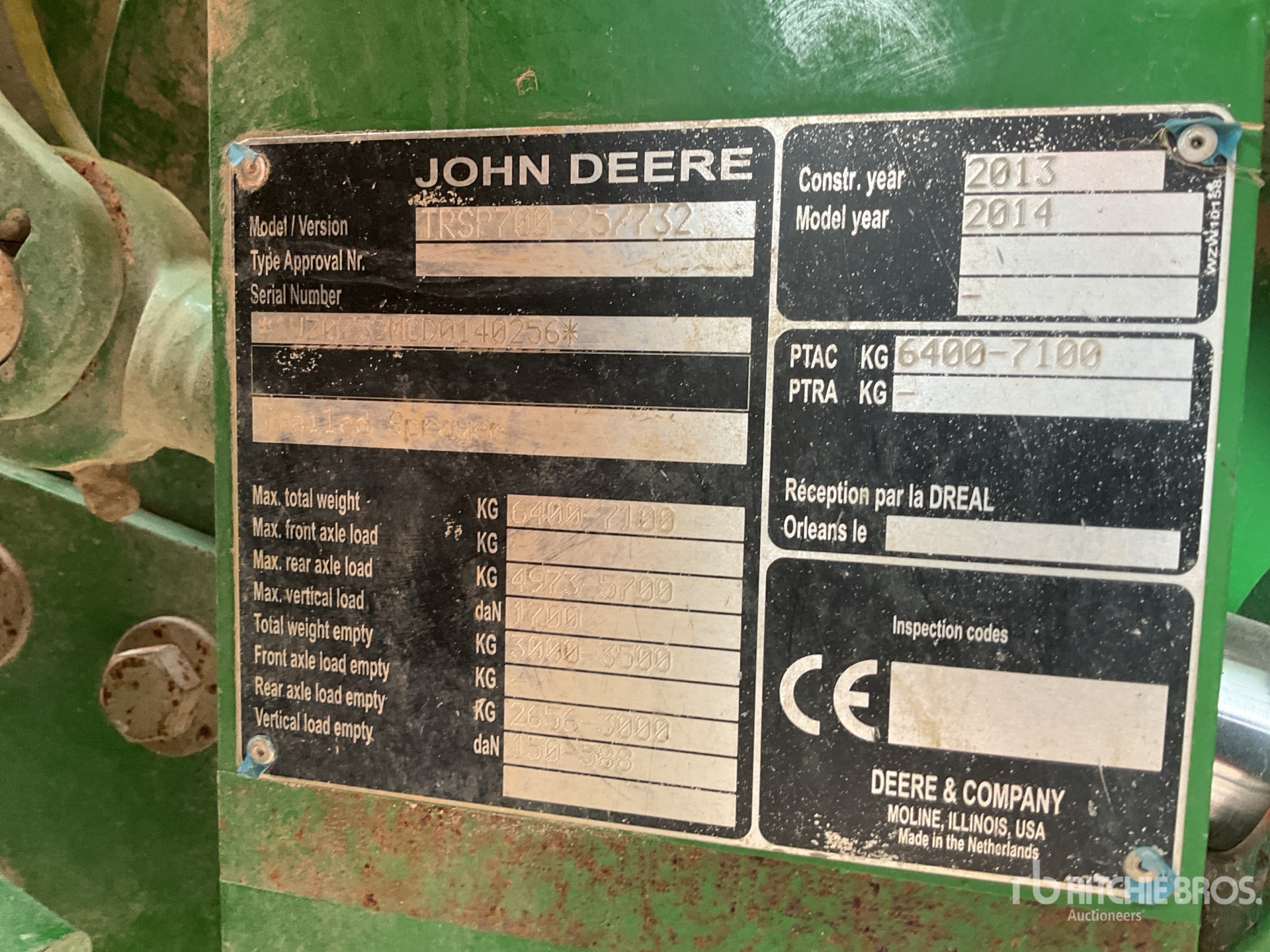 2013 John Deere M732