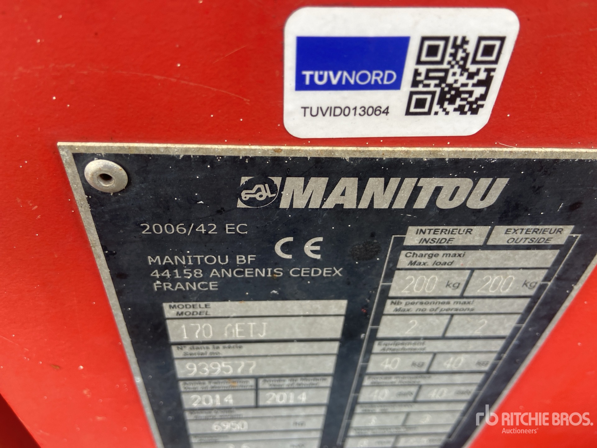 2014 Manitou 170AETJ