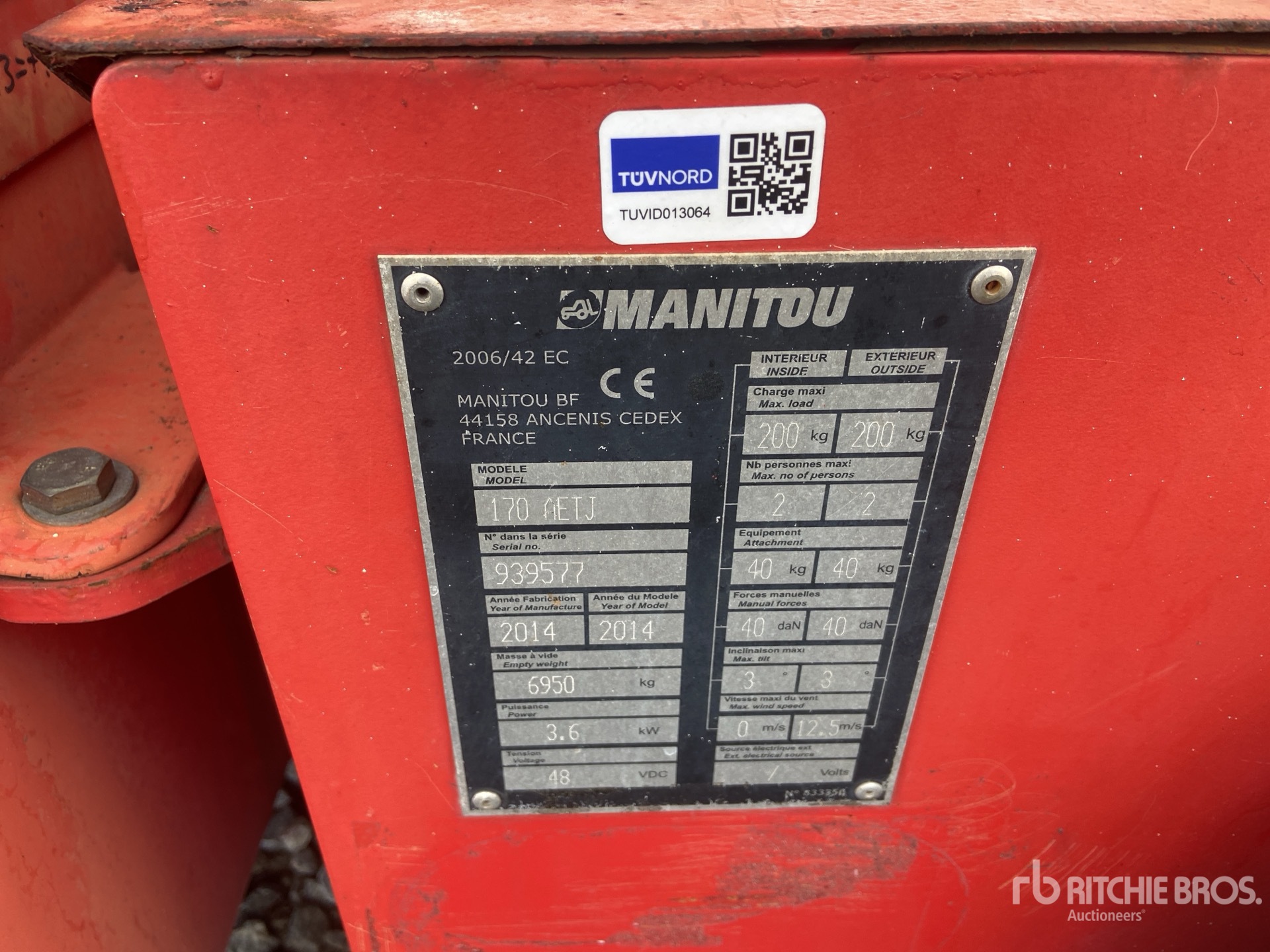 2014 Manitou 170AETJ