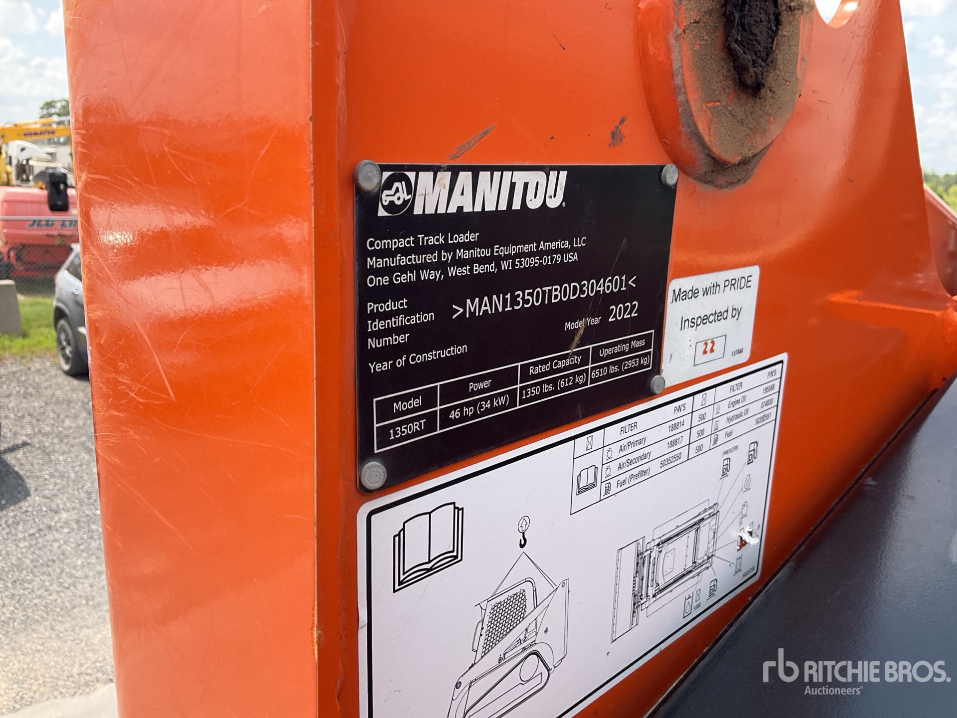 2022 Manitou 1350RT