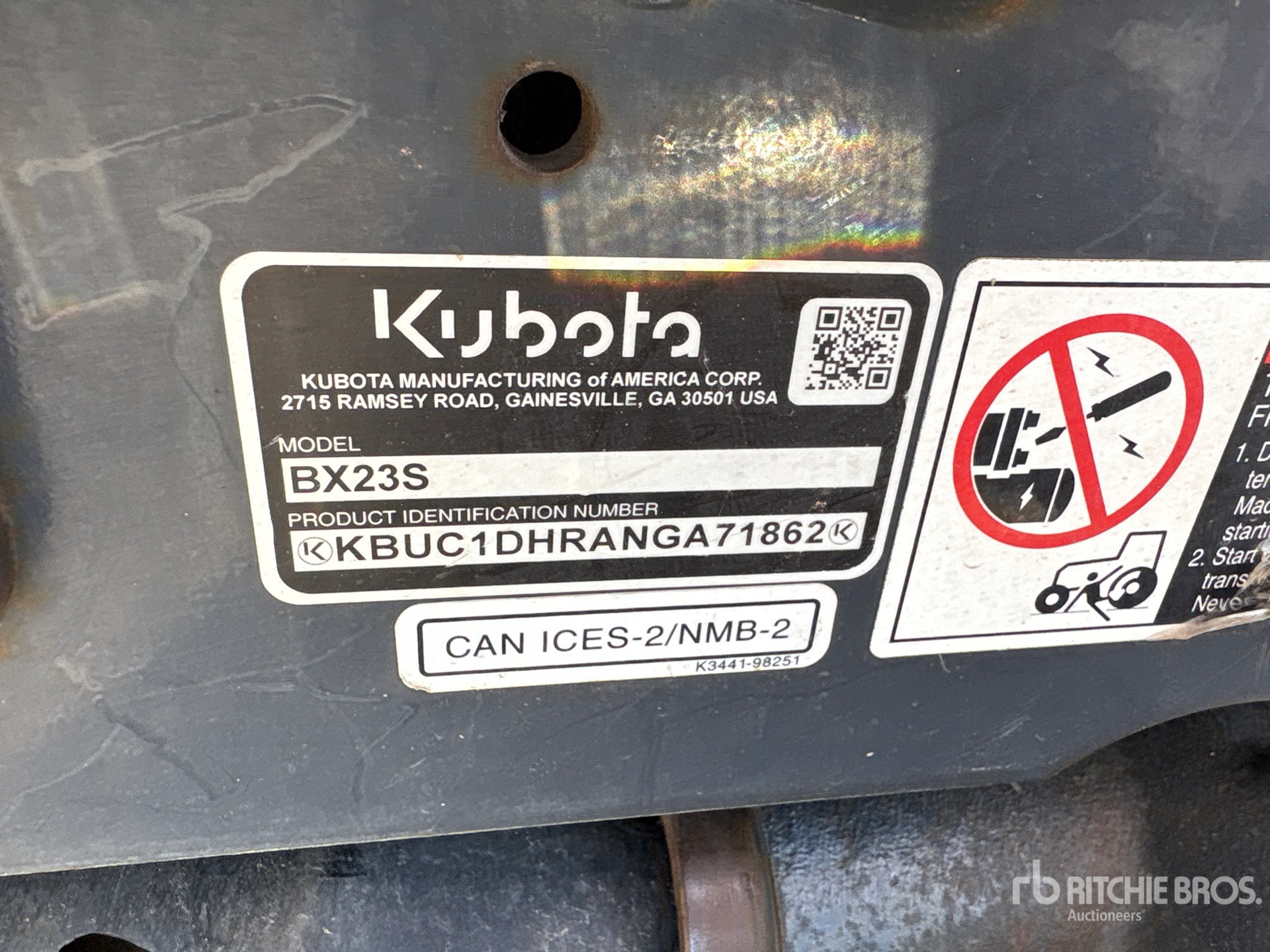 2022 Kubota BX23S