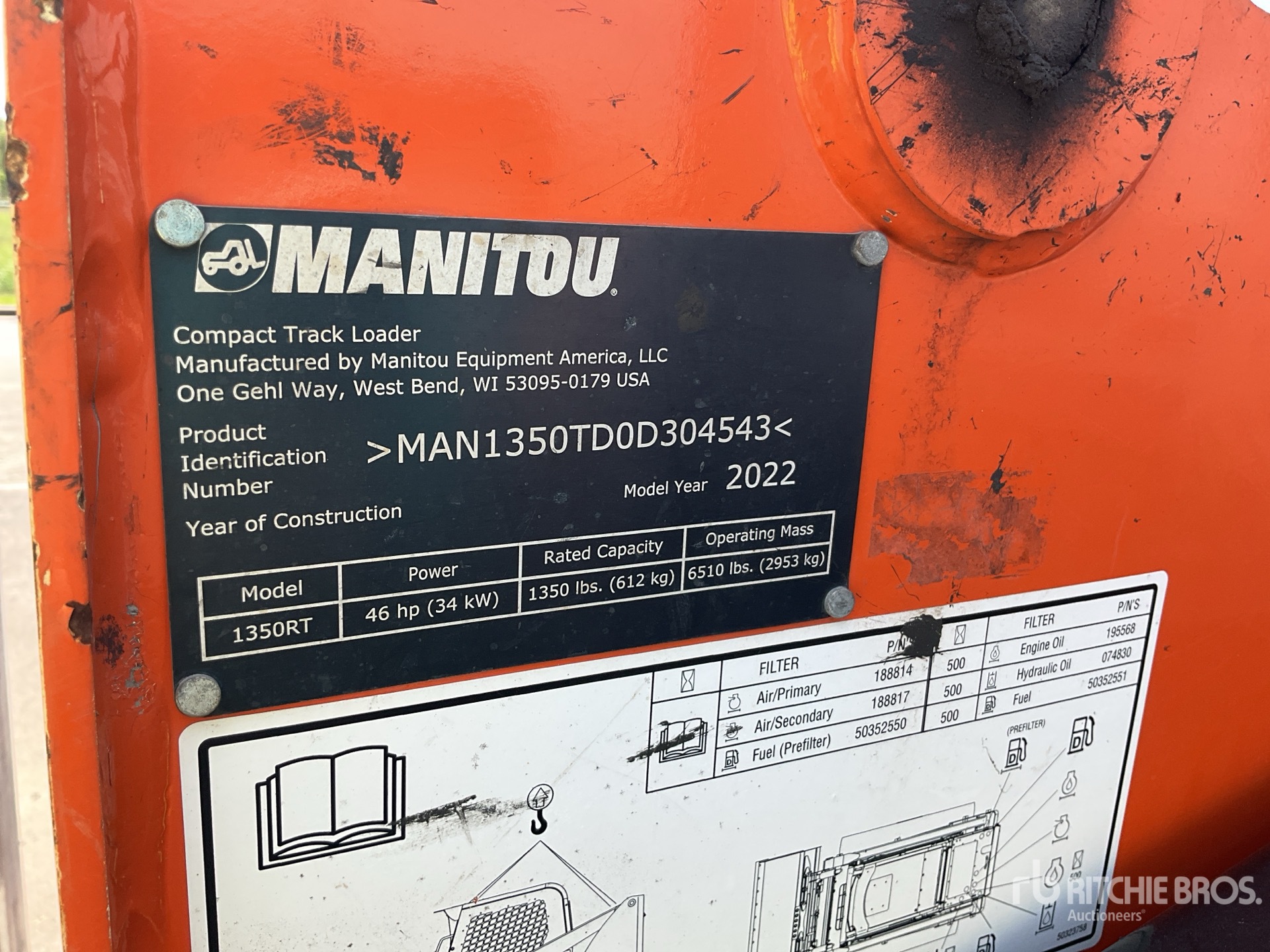 2022 Manitou 1350RT