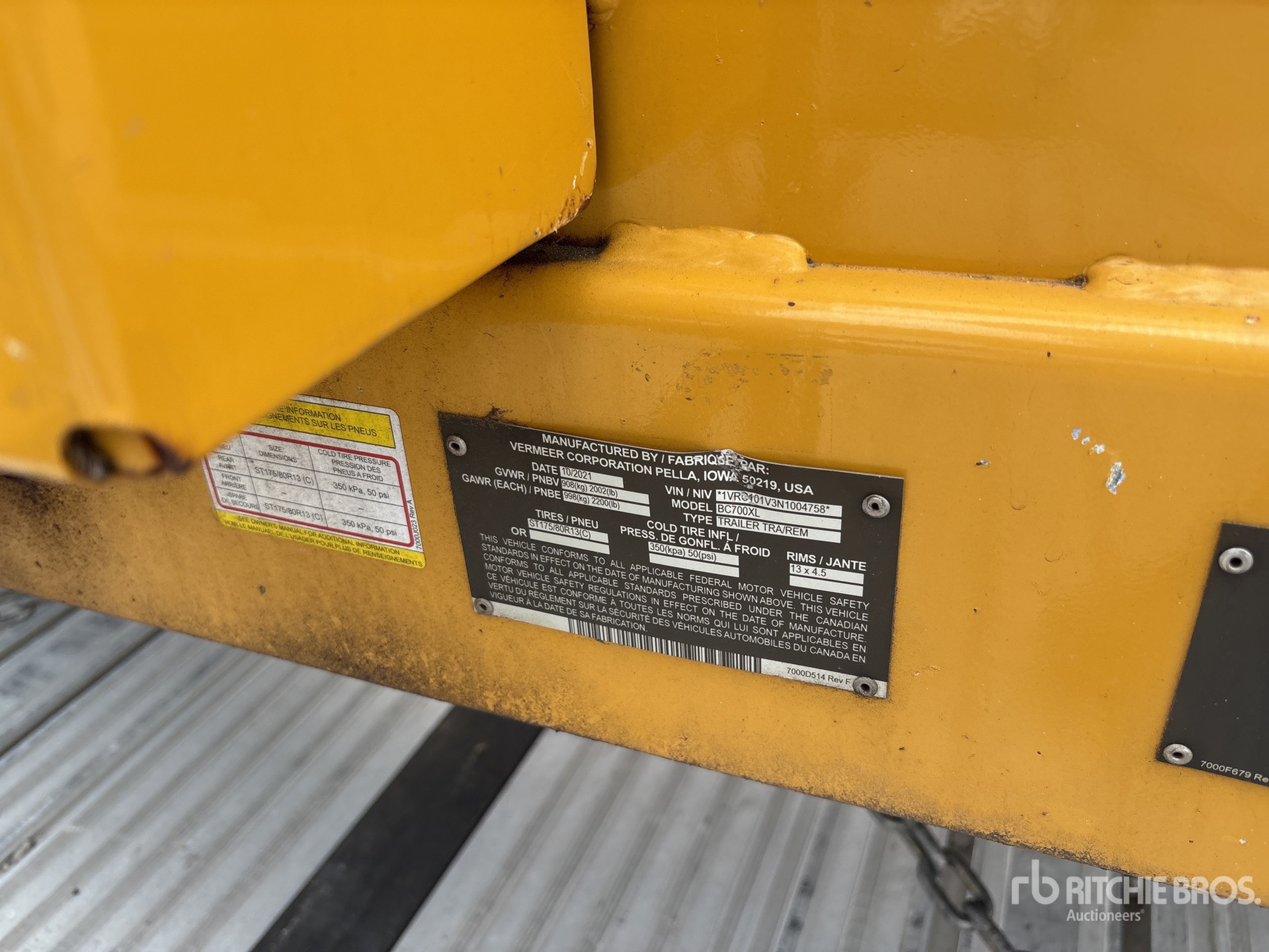 2022 Vermeer BC700XL