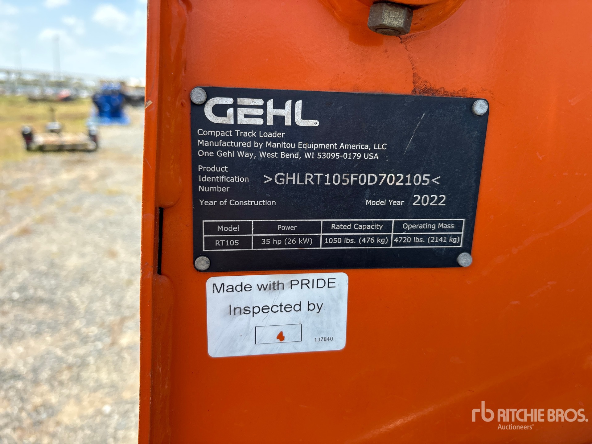 Gehl RT105