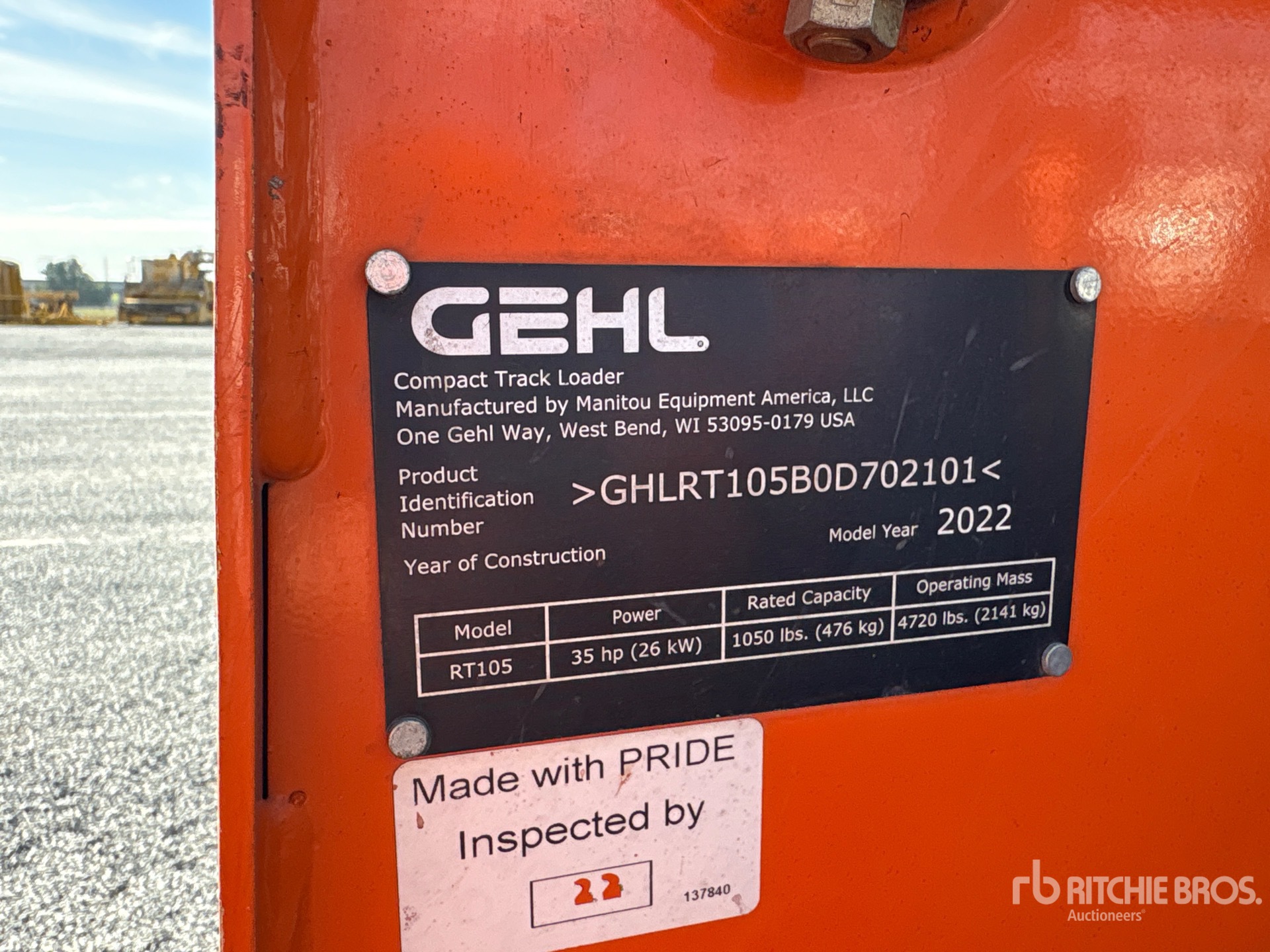 Gehl RT105