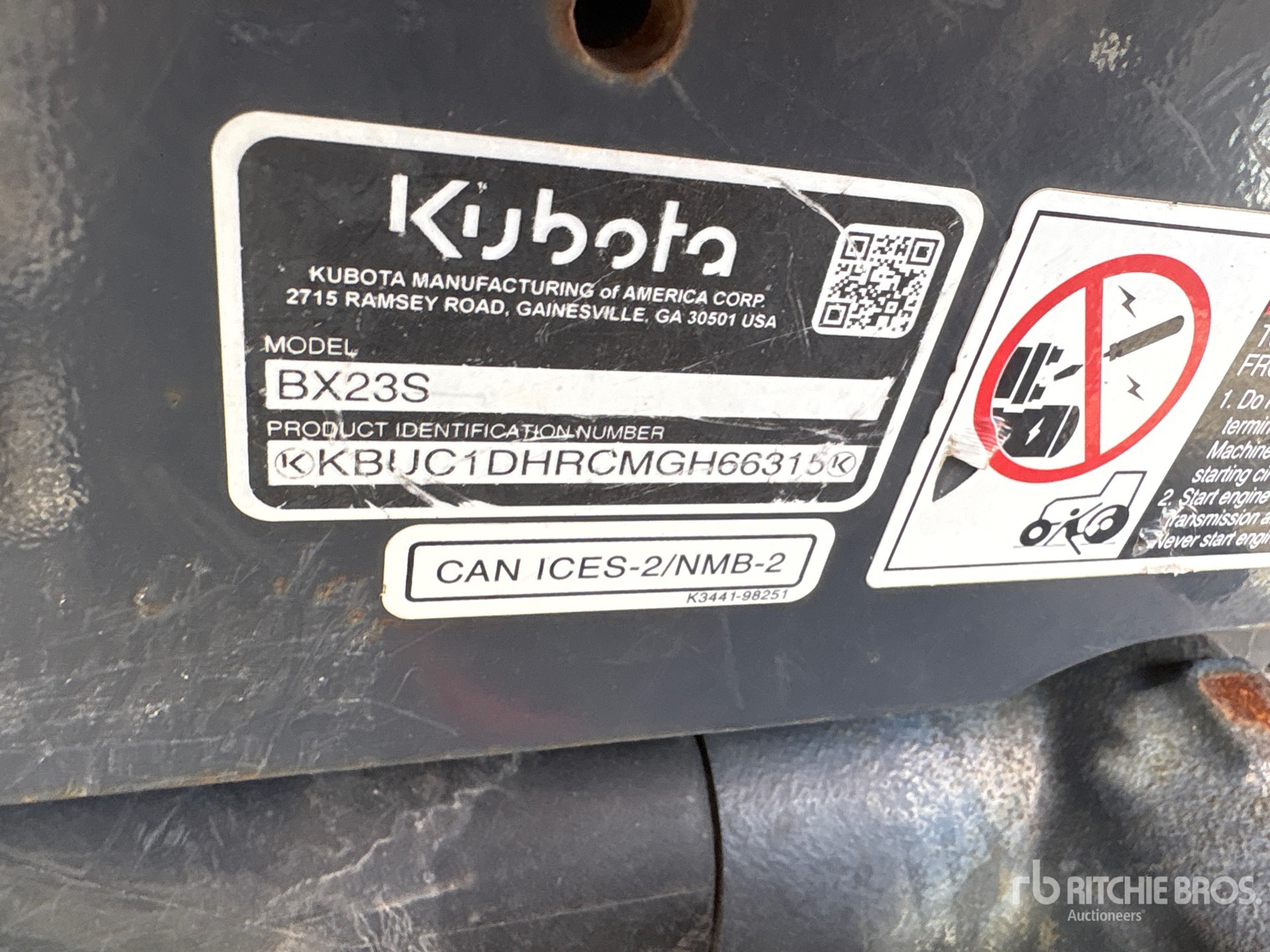 2021 Kubota BX23S