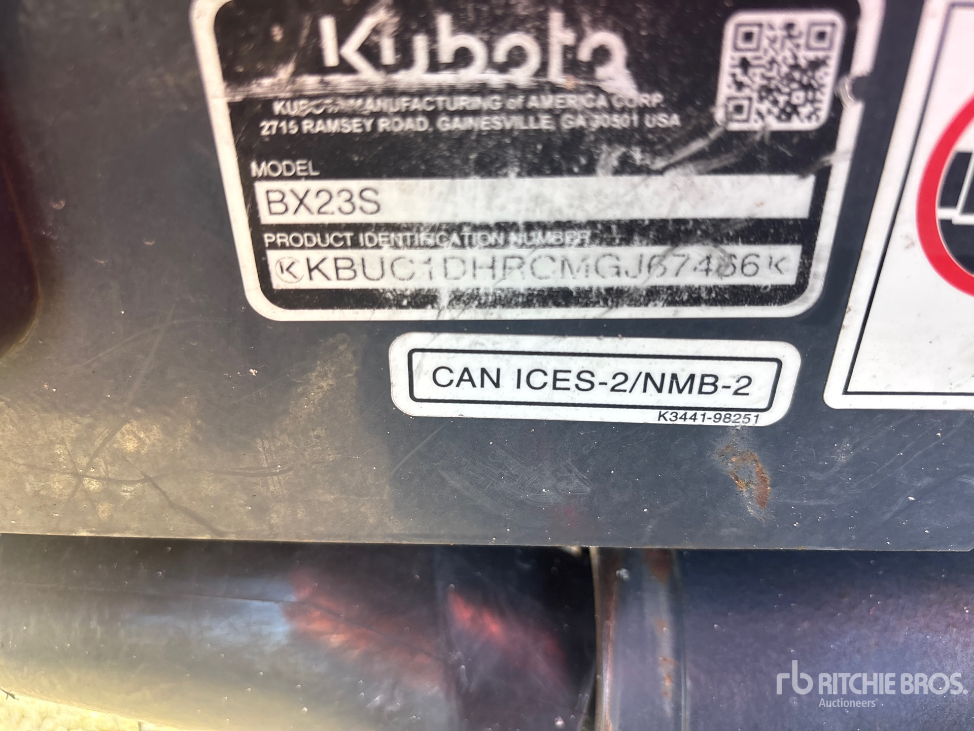 2022 Kubota BX23S
