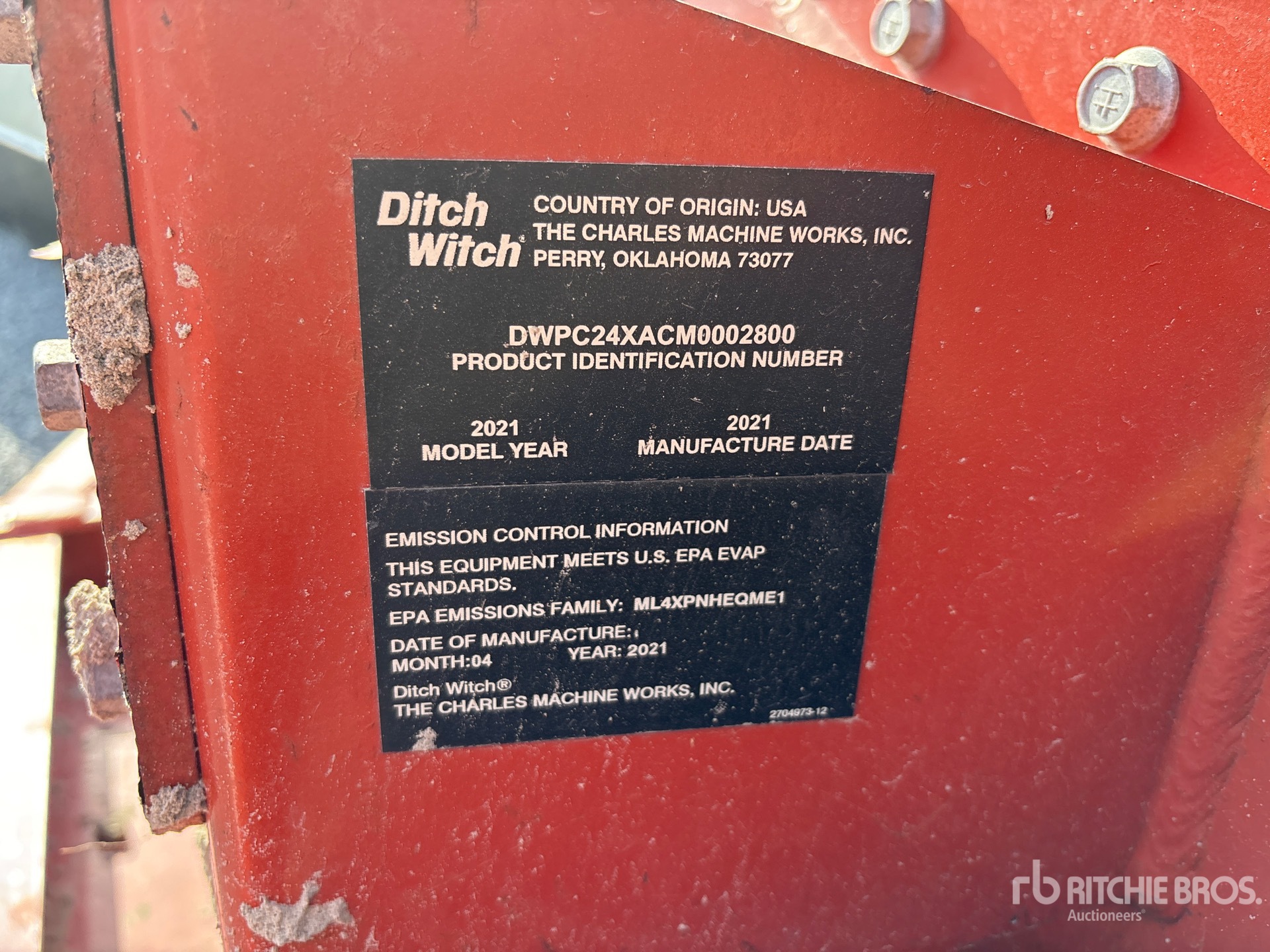 2021 Ditch Witch C24X