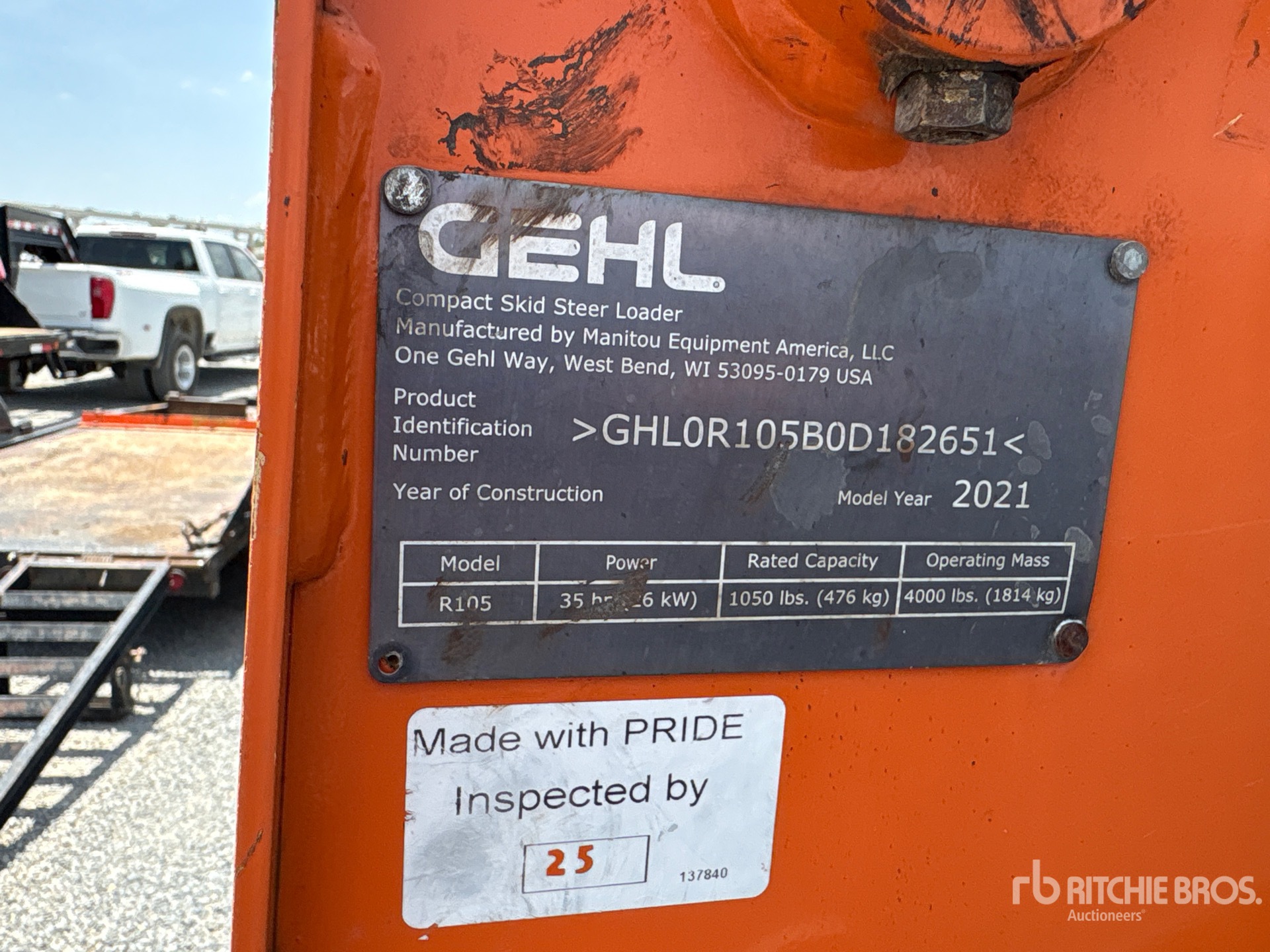2021 Gehl R105