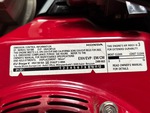 Engine with Emission Label
