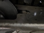 Undercarriage with Left Track Tensioner