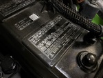 Engine with Emission Label
