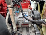 Engine with A/C Compressor