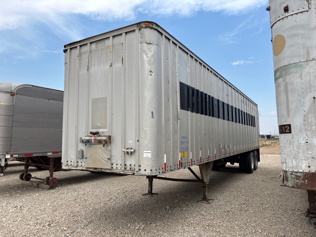 1976 Pines Trailer Corp 40 ft x 96 in Jobsite Van Trailer