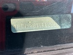 General Appearance with Frame Stamp Serial Number/VIN Photo