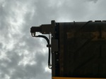 Chassis with Discharge Conveyor Drive Motor