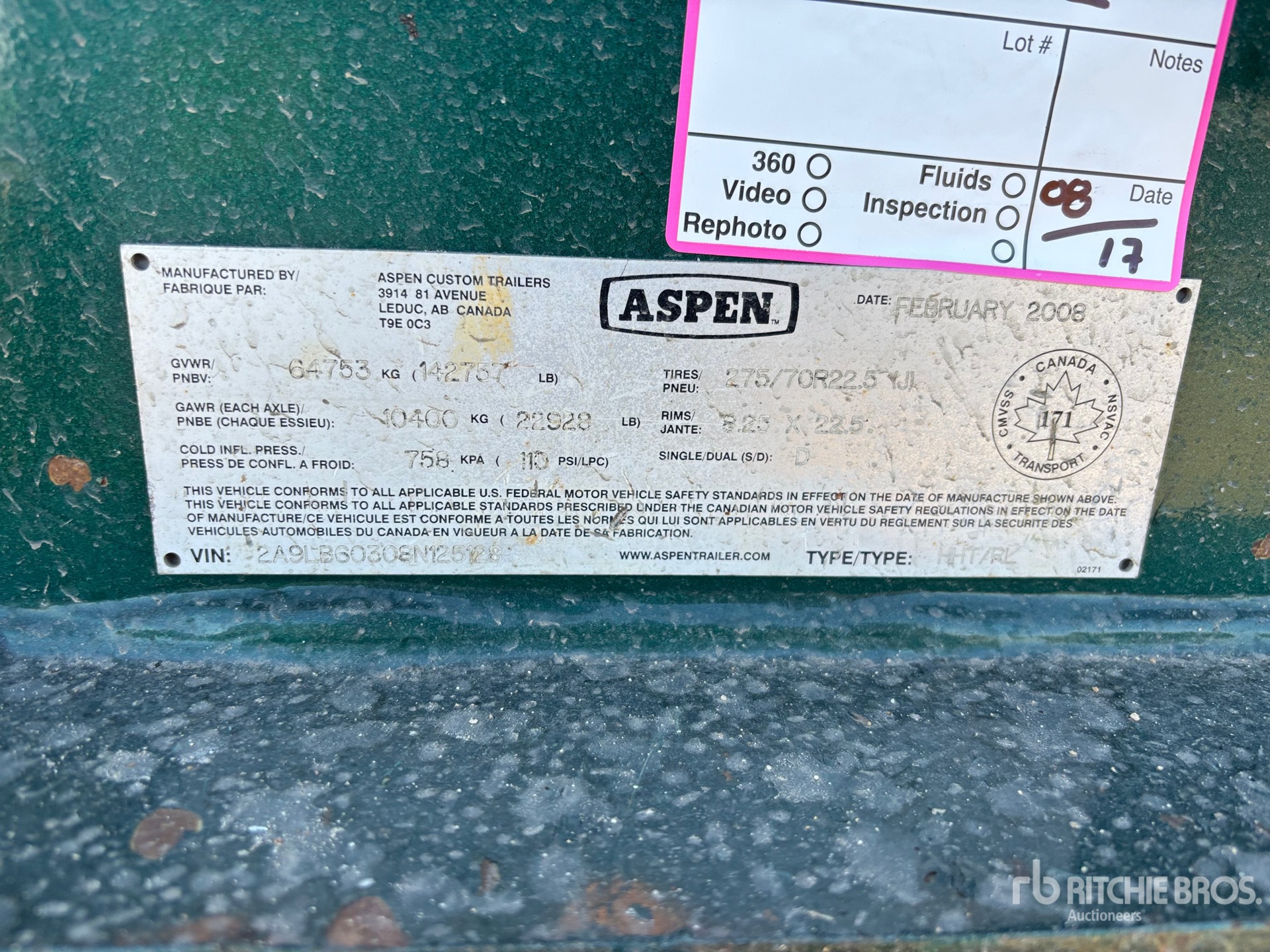 2008 Aspen HG60-3