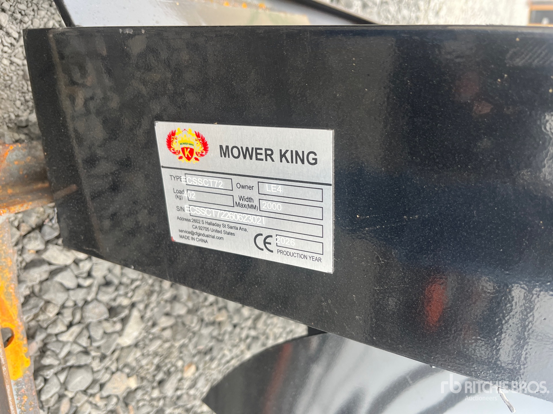 2026 Mower King ECSSCT72