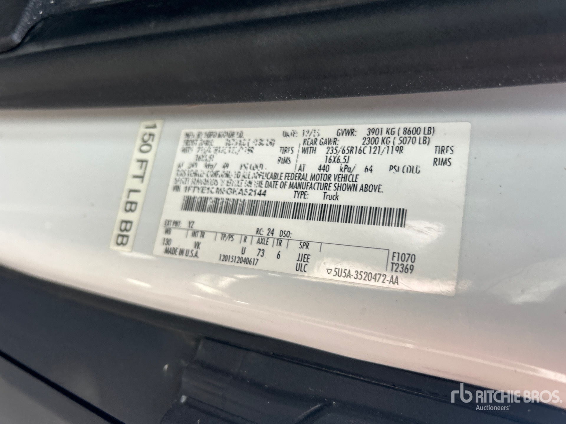 2016 Ford TRANSIT 150