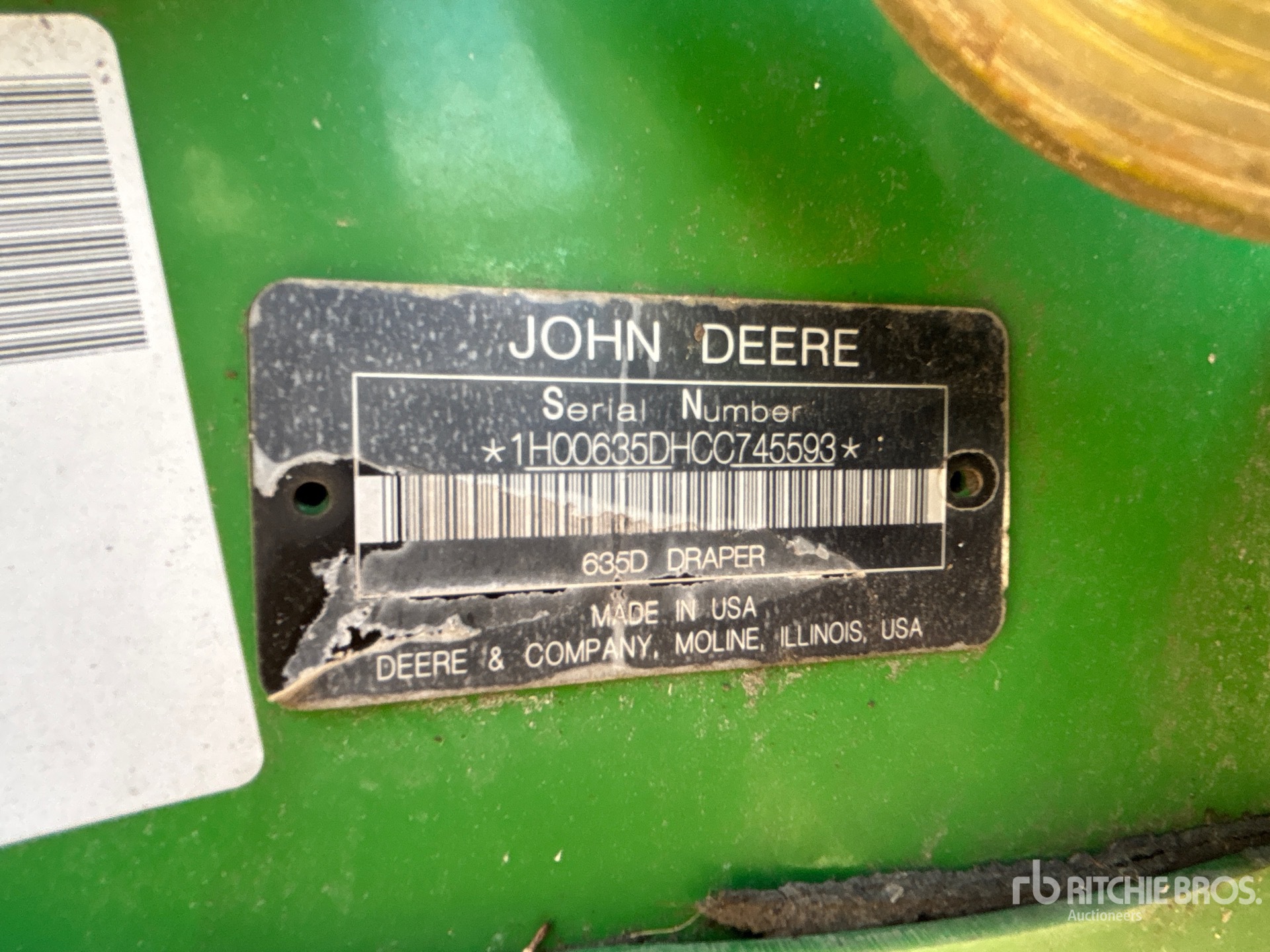 2012 John Deere 635D
