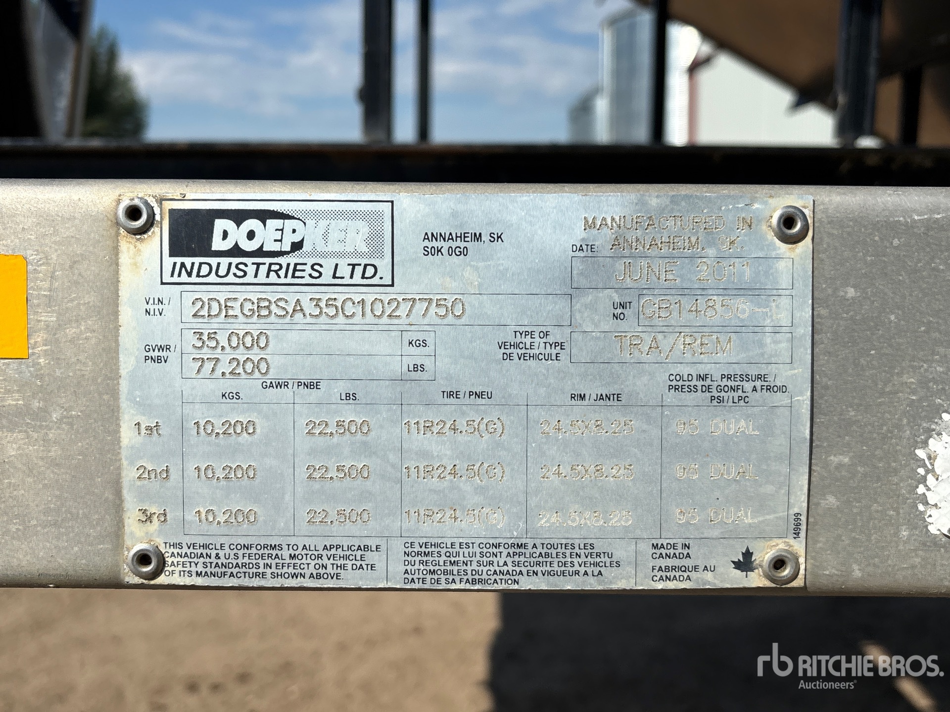 2012 Doepker SUPER B-TRAIN