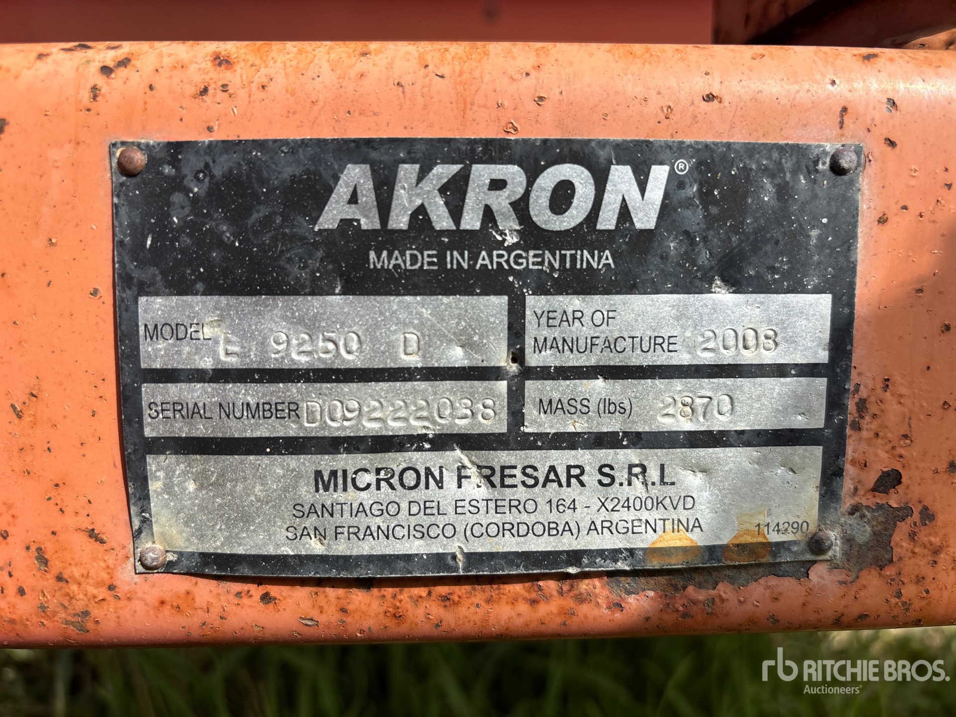 2008 Akron E9250