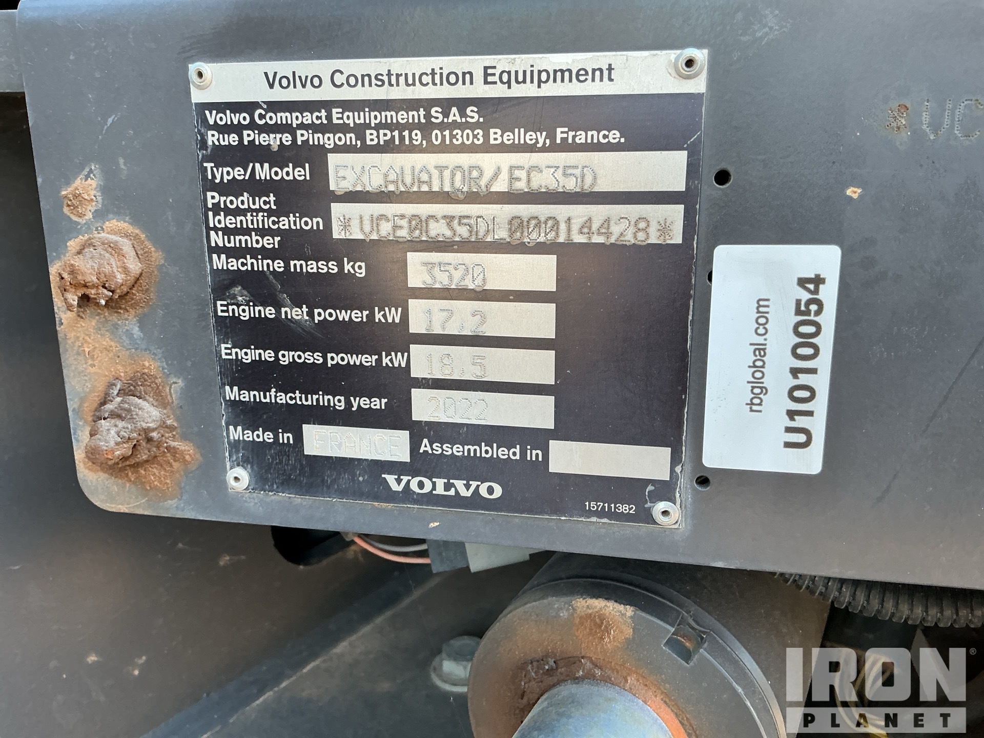 2022 Volvo EC35D
