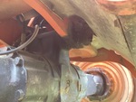 Drivetrain with Rear Axle Oscillating Pin