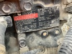 Engine with Emission Label