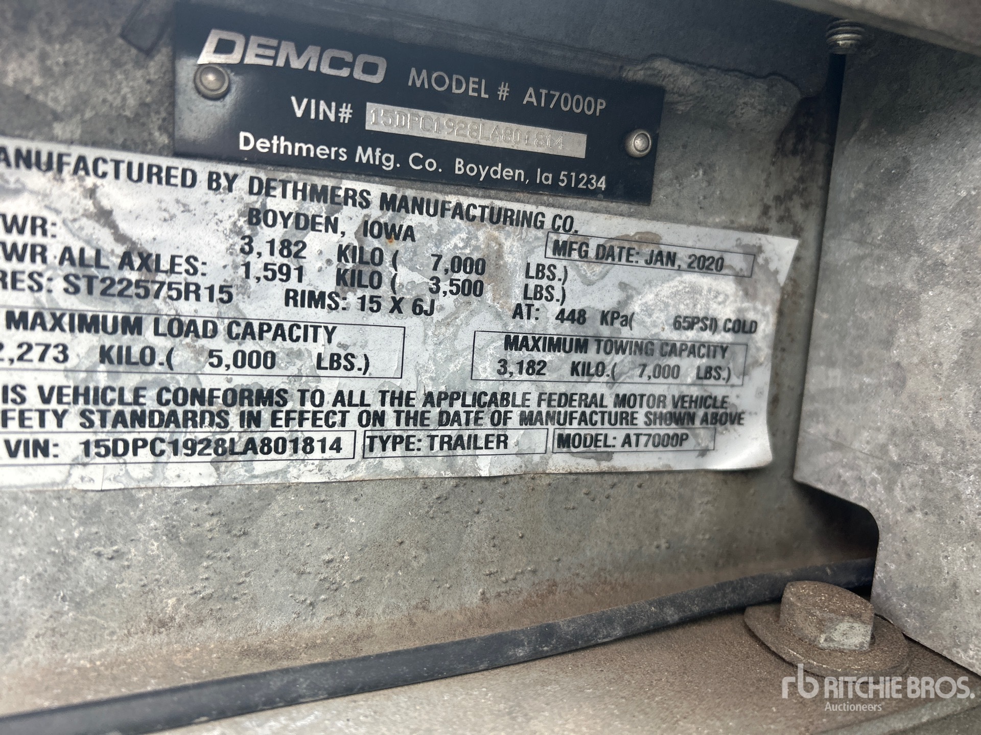 2020 Demco AT7000P