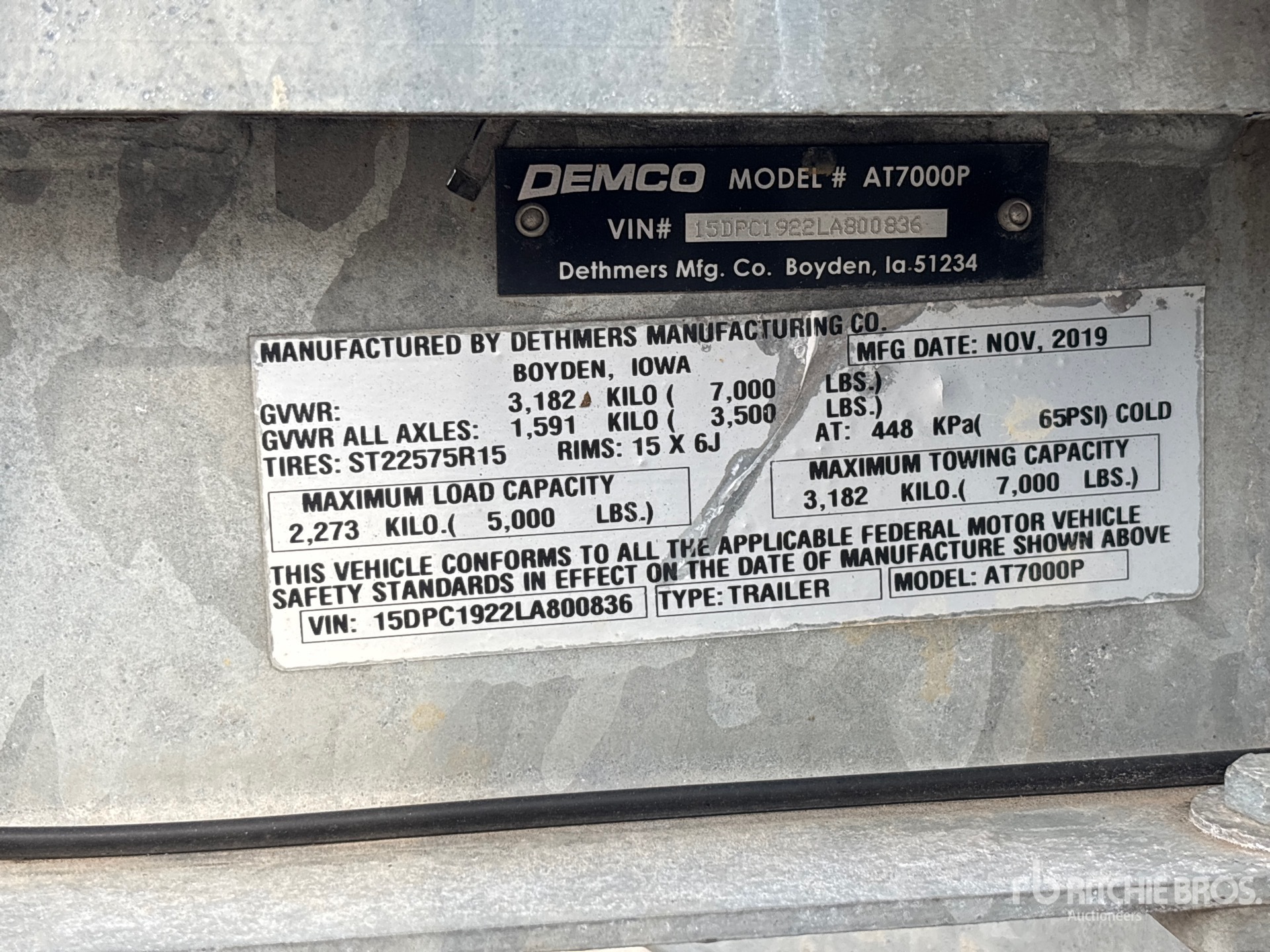 2020 Demco AT7000P
