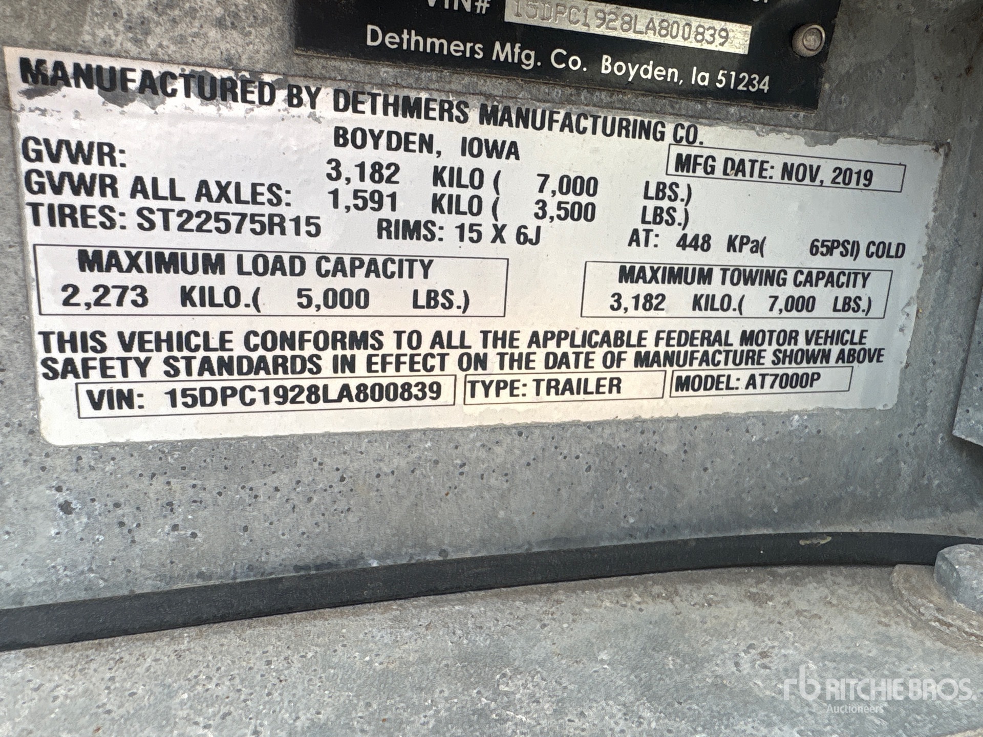 2020 Demco AT7000P