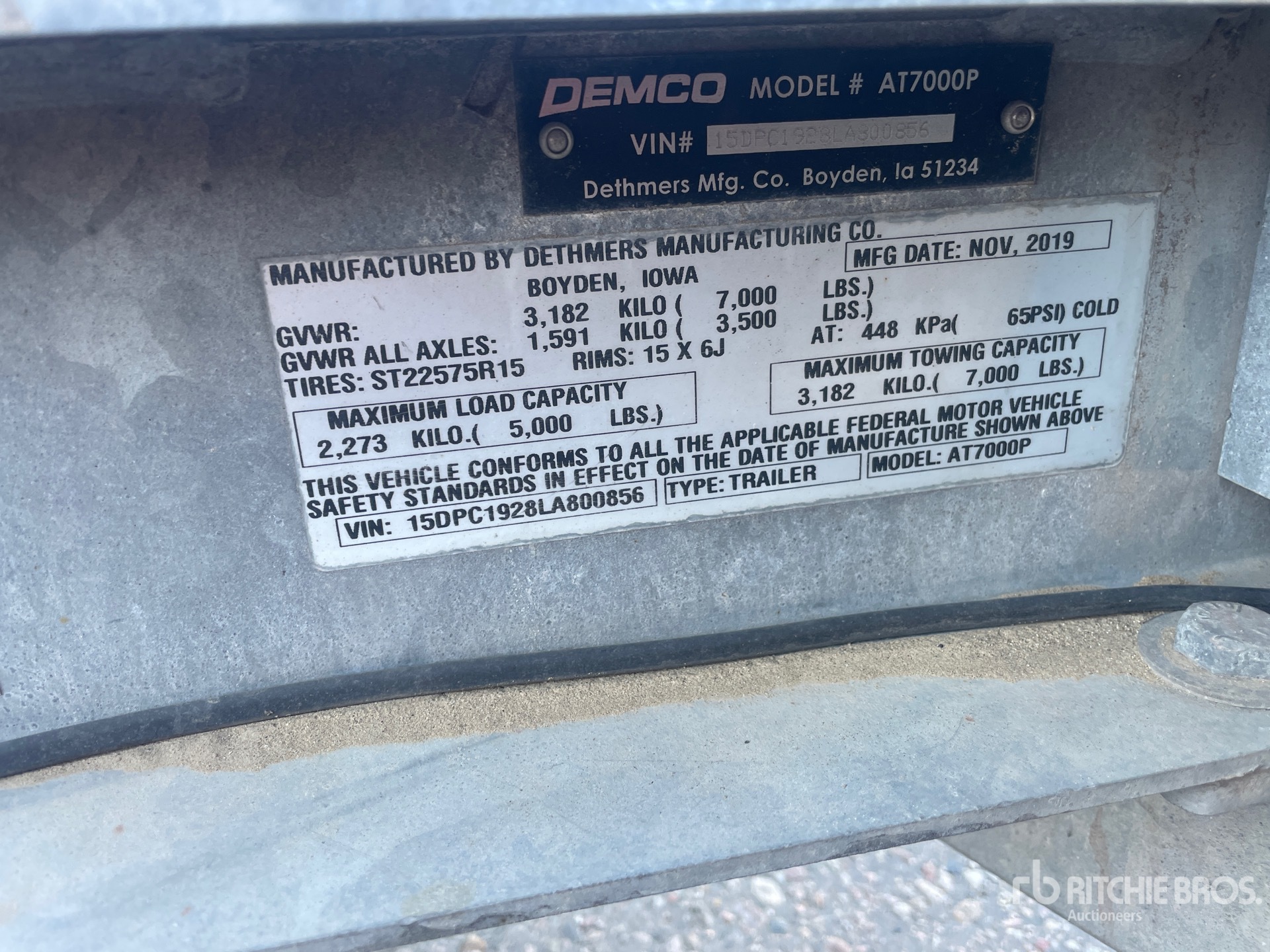 2020 Demco AT7000P