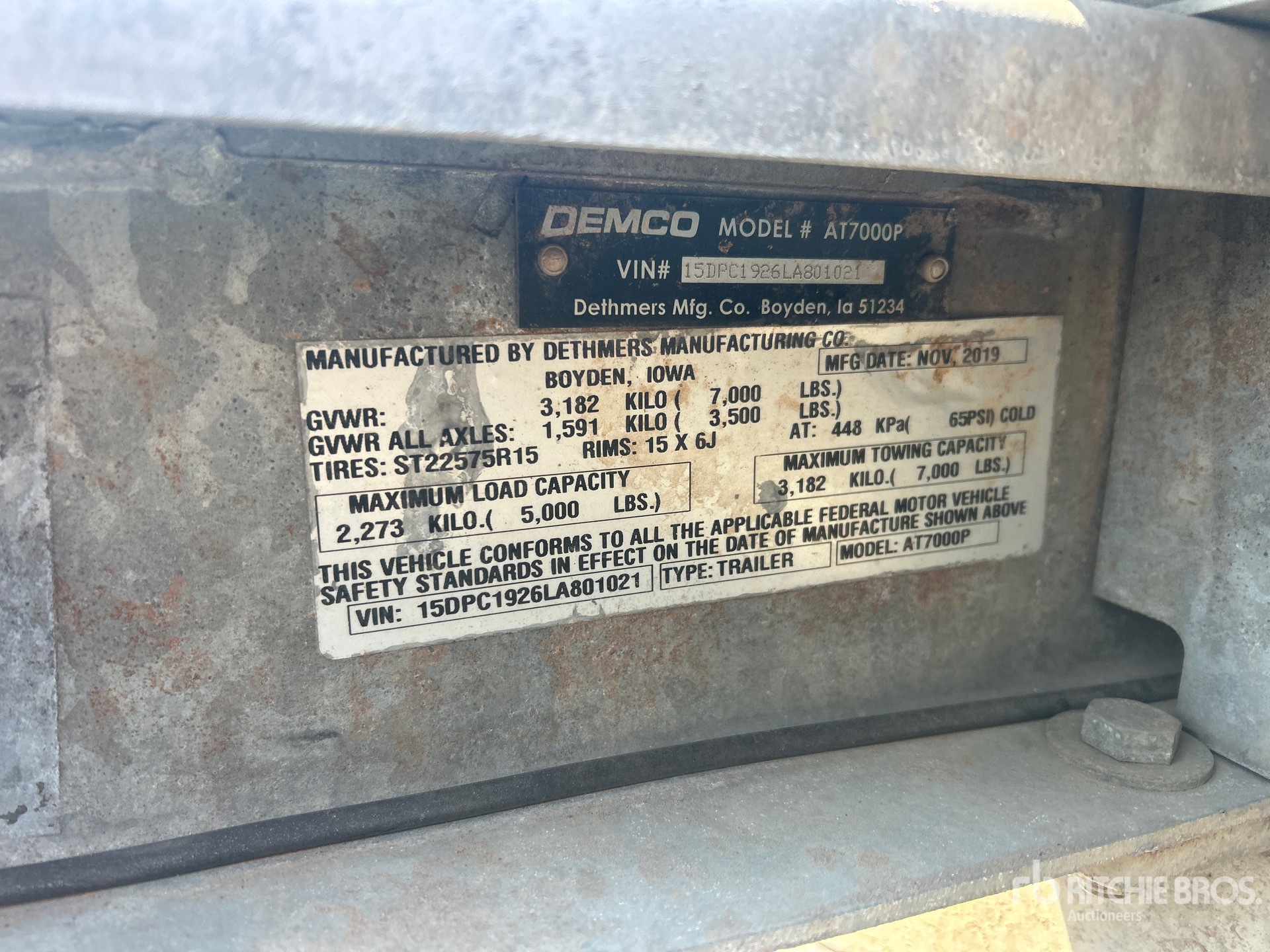 2020 Demco AT7000P