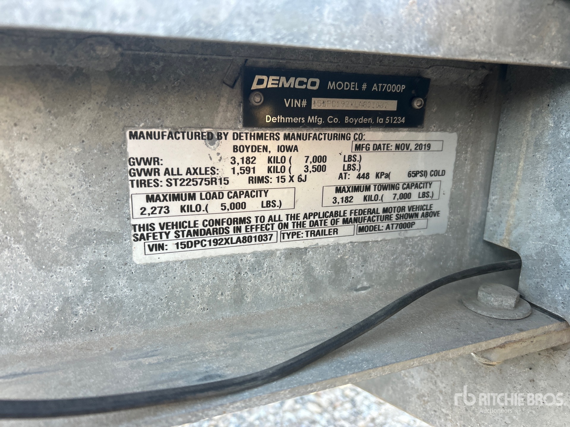 2020 Demco AT7000P